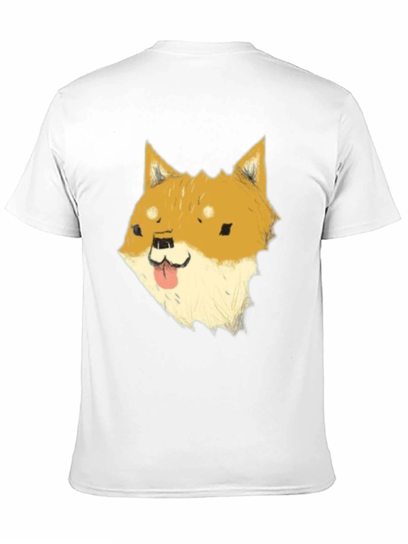 Black Dog Meme Graphic Tee - Black Cotton T-Shirt view 11