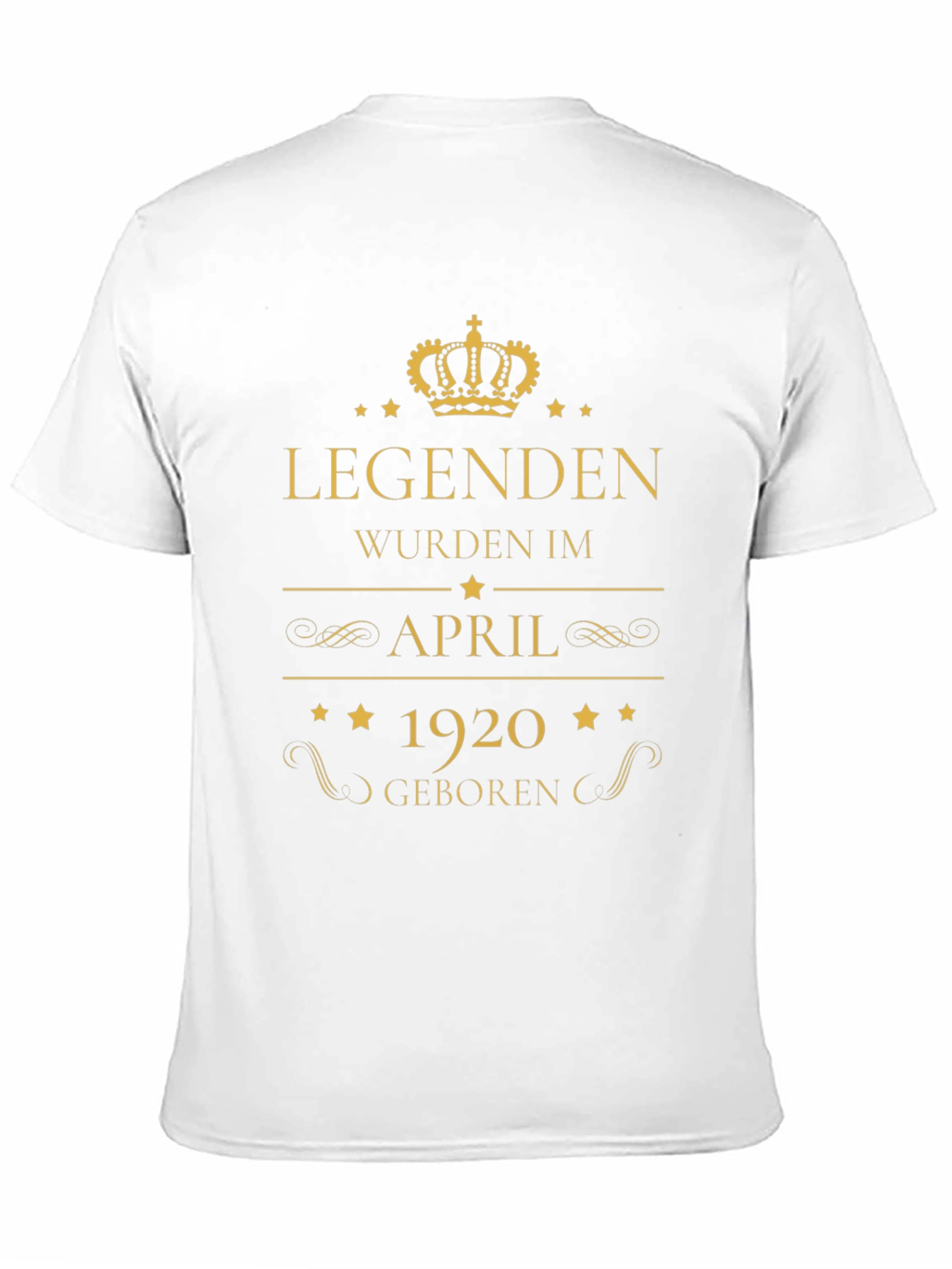 Black Legends Born April 1920 Graphic T-Shirt view 11