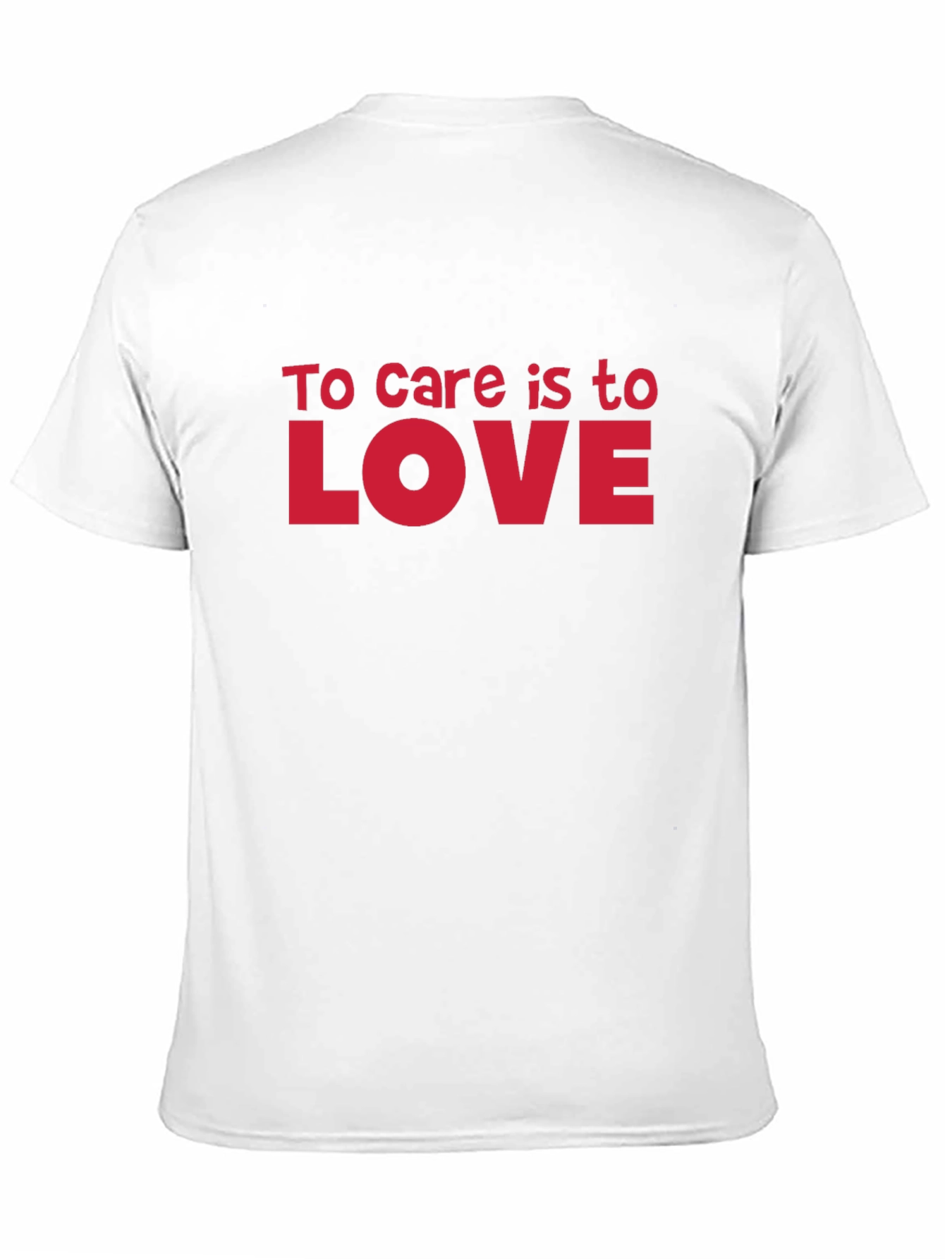Black To Care Is To Love Black T-Shirt view 11