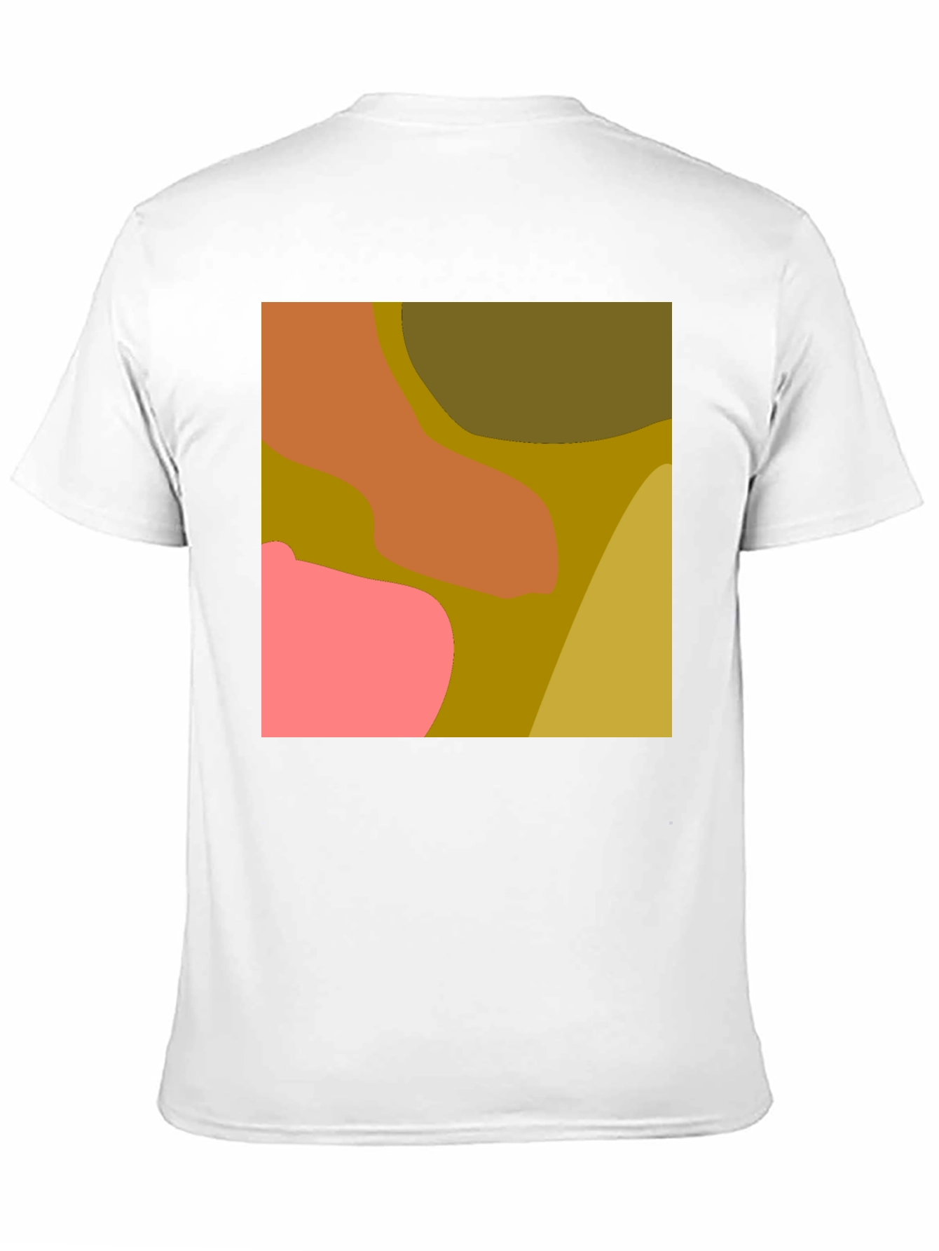 Black Abstract Color Block Graphic Tee view 11