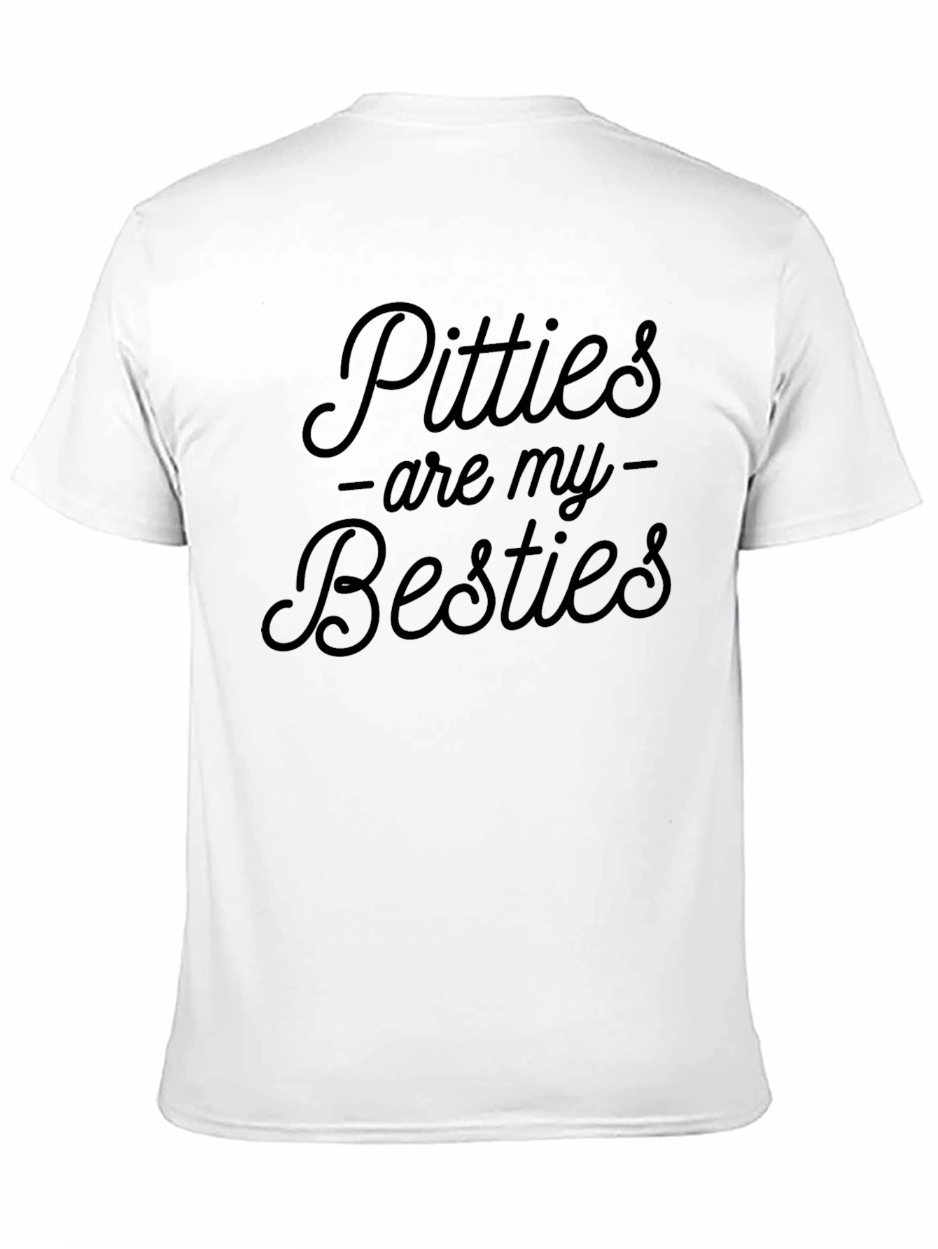 Black Pitties Are My Besties Graphic Tee - Black view 11