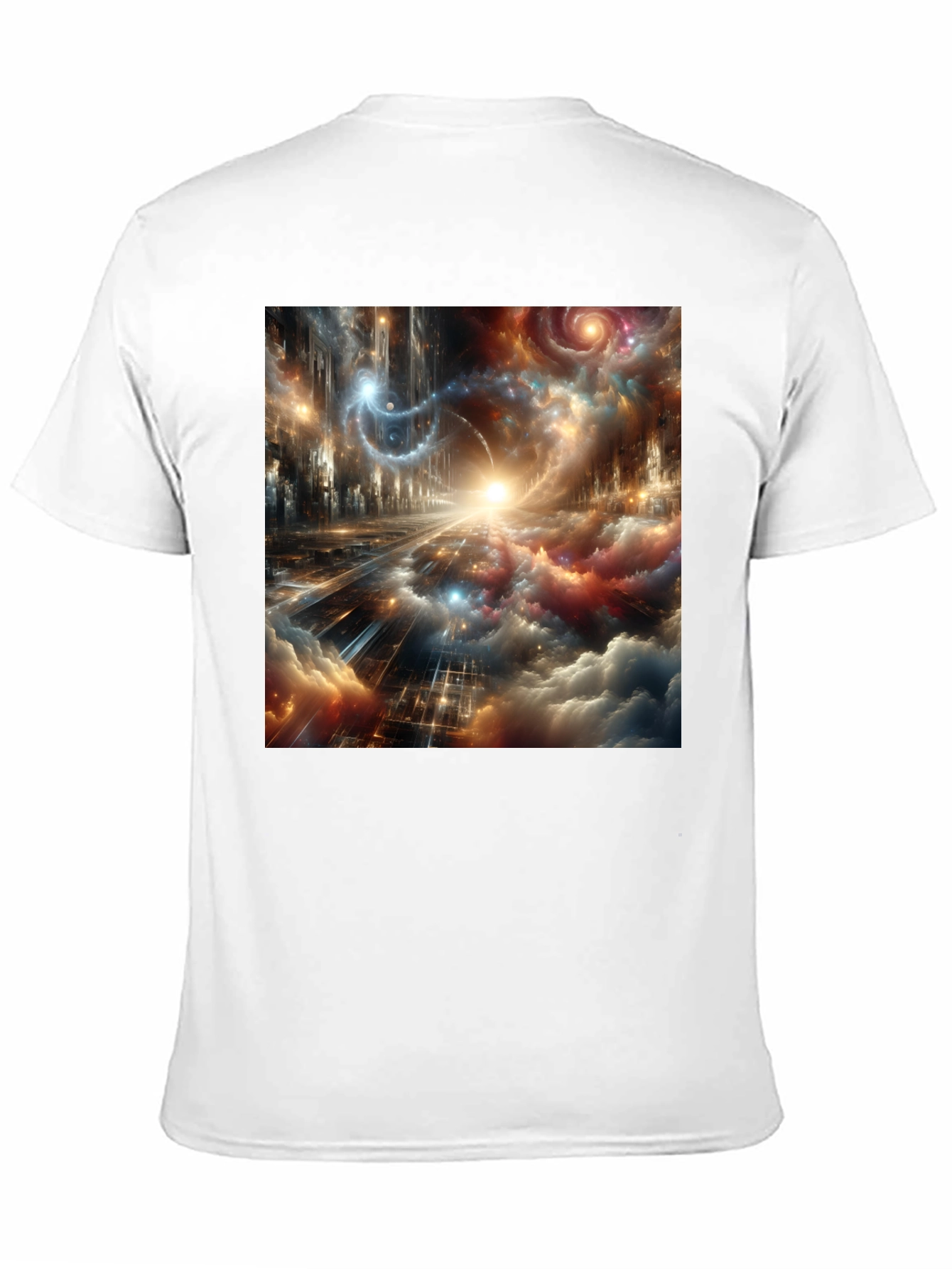 Black Nebula Dreamscape Graphic Tee view 11