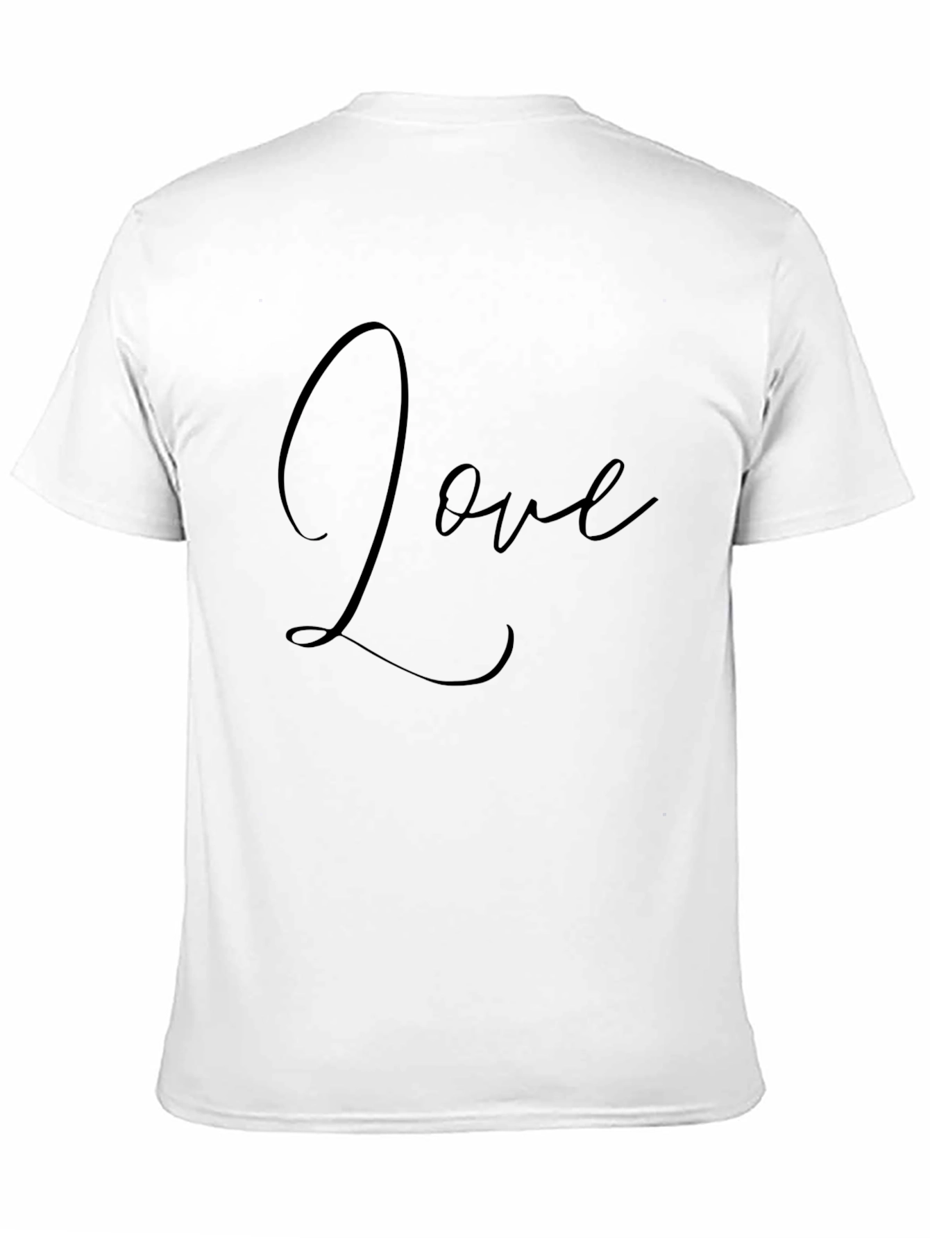 Black Love Graphic Black T-Shirt view 11