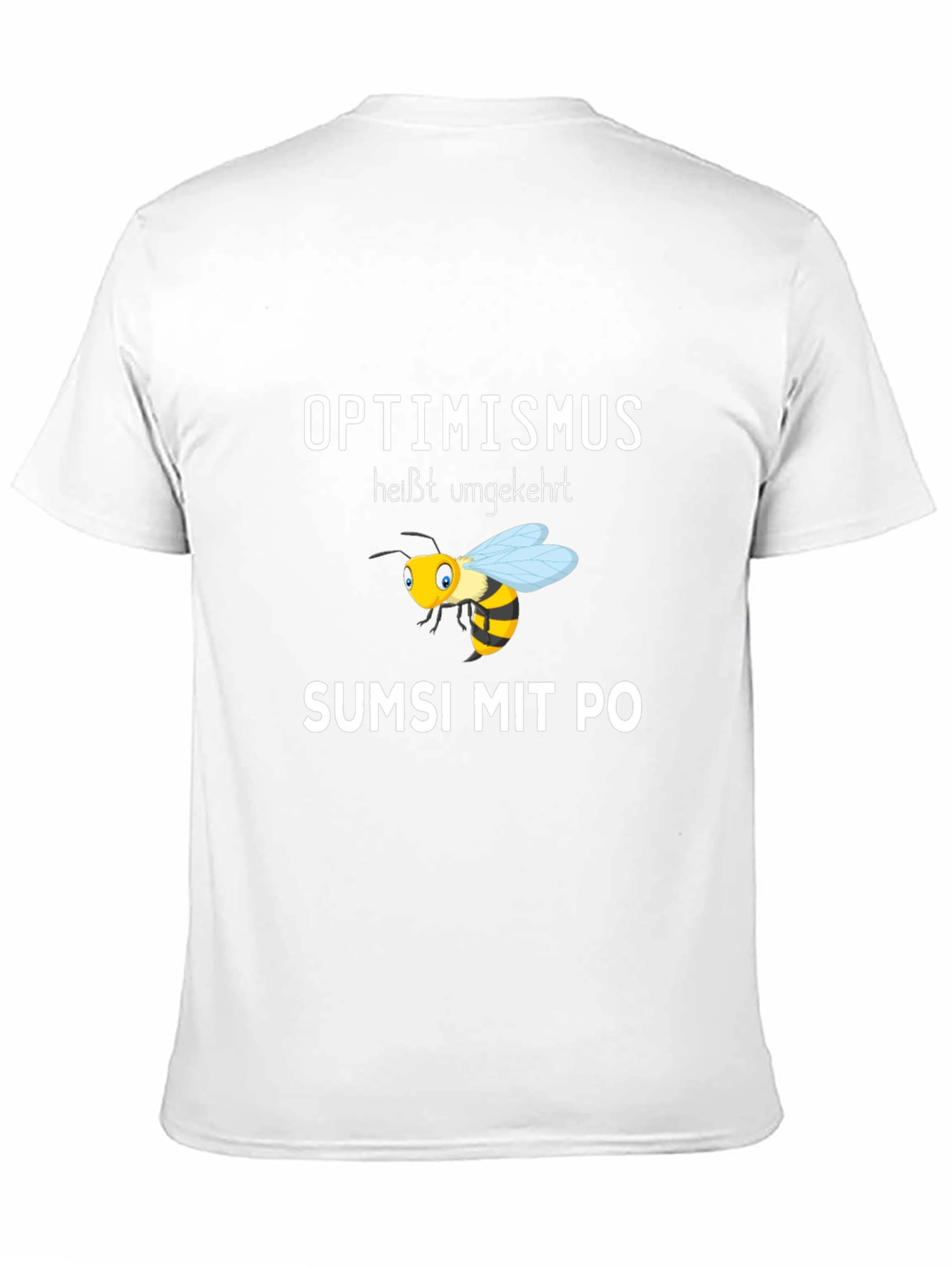 Black Optimismus Bee Black T-Shirt view 11