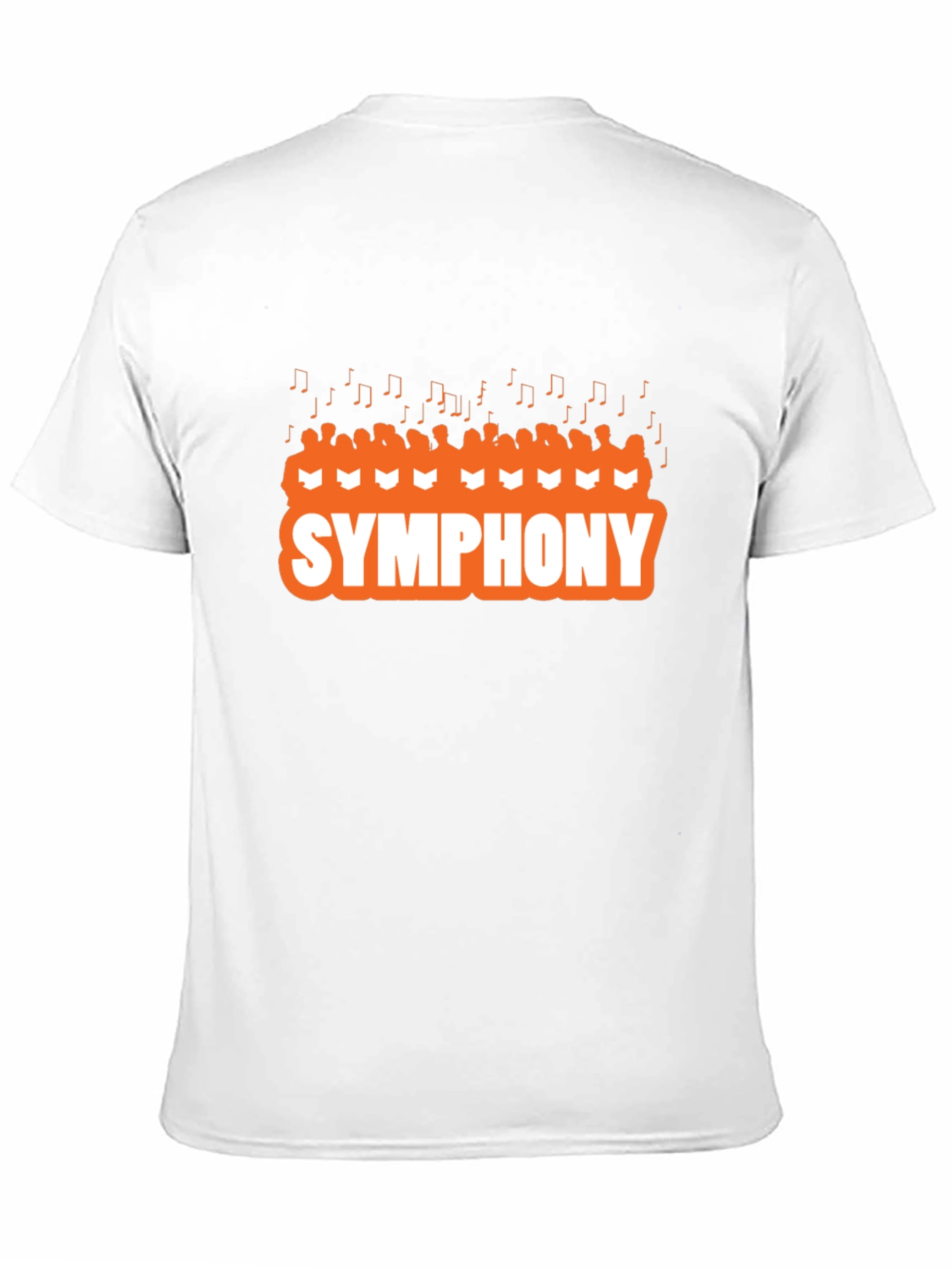 Black Symphony T-Shirt, Musical Note Tee view 11