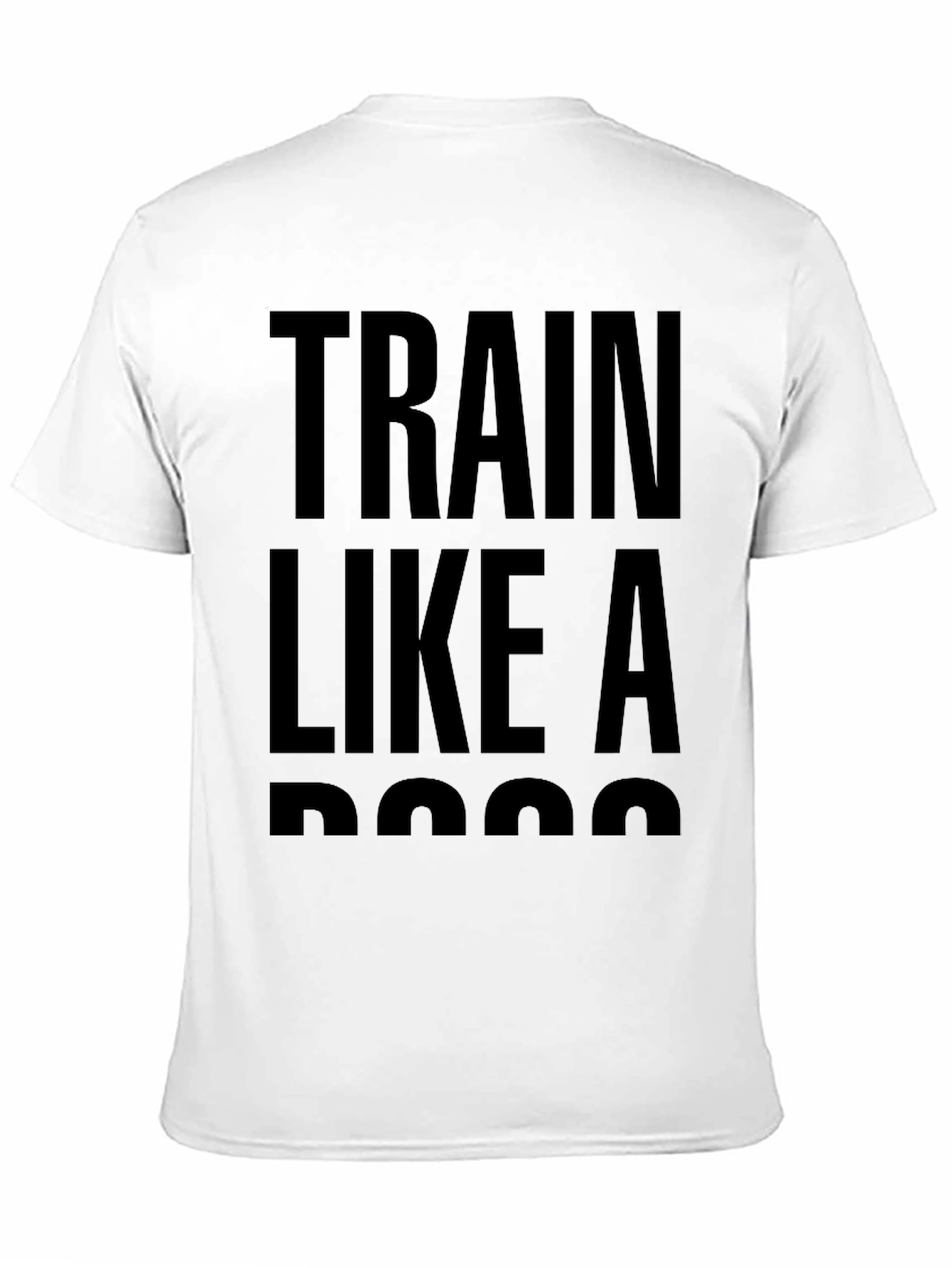 Black Train Like A Boss Graphic Tee - Black Cotton view 11