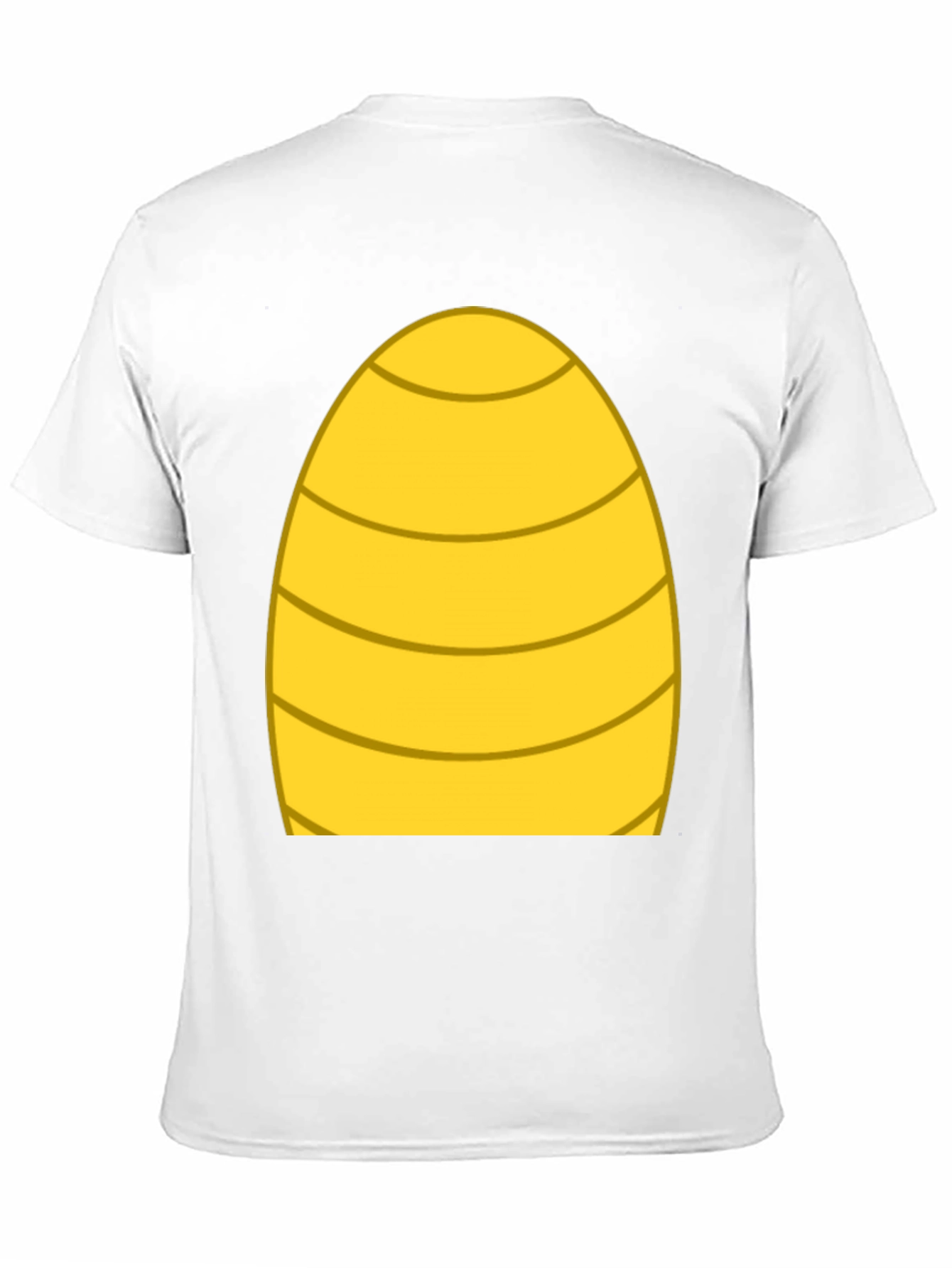 Black Funny Yellow Egg Costume T-Shirt view 11