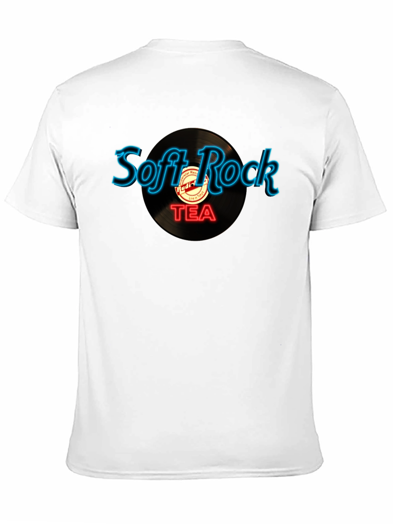 Black Soft Rock TEA Graphic T-Shirt view 11