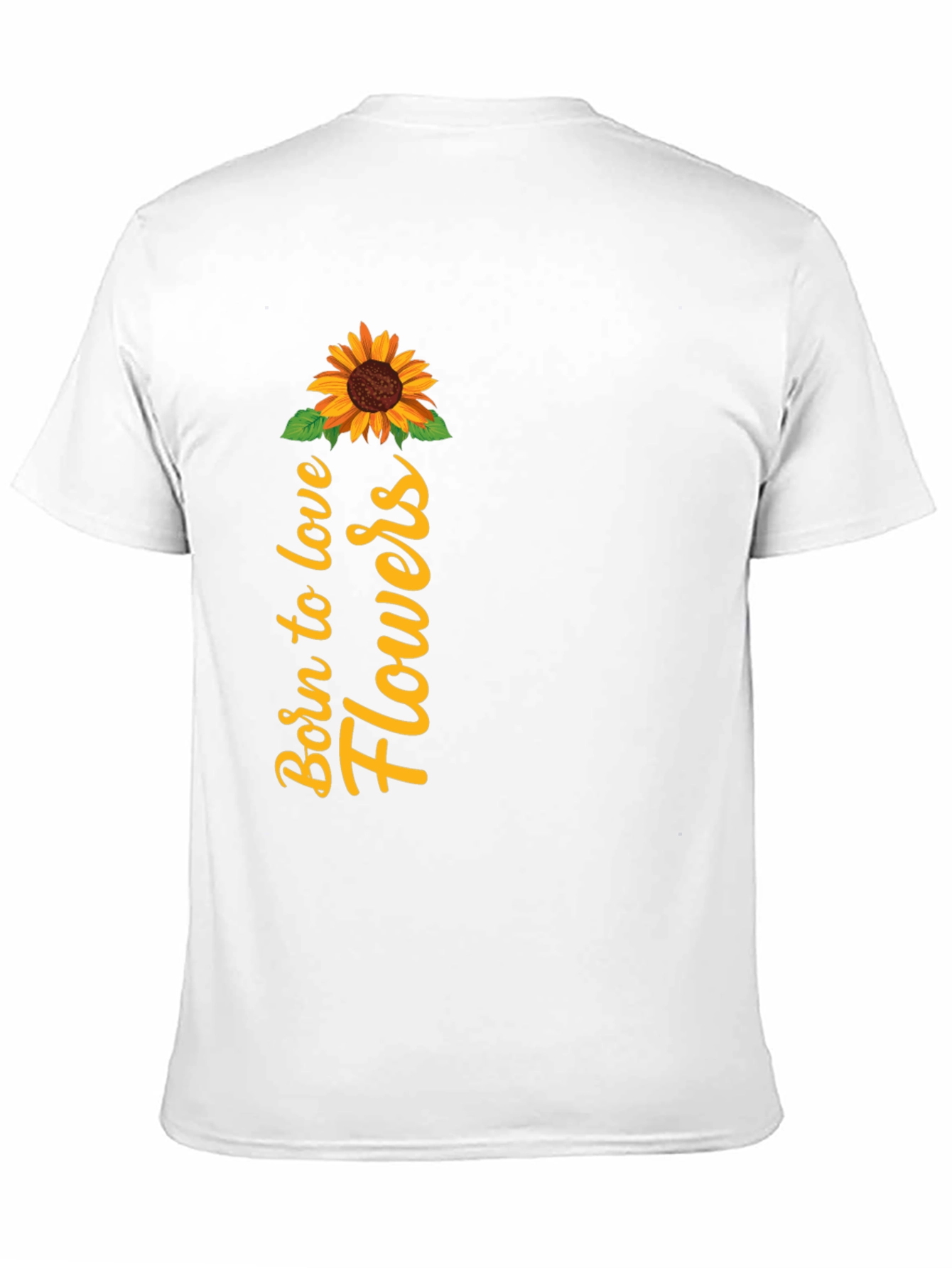 Black Born to Love Flowers Graphic Tee view 11