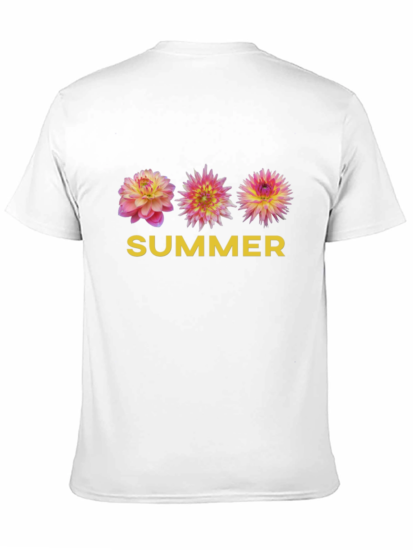 Black Summer Floral Graphic Tee - Soft Black T-Shirt view 11