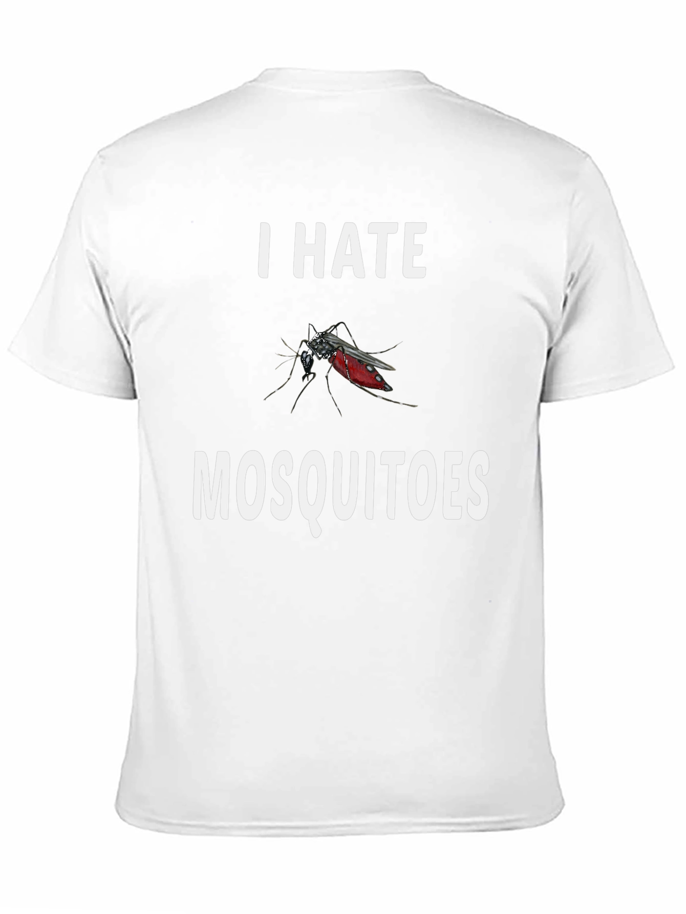 Black I Hate Mosquitoes Graphic T-Shirt view 11