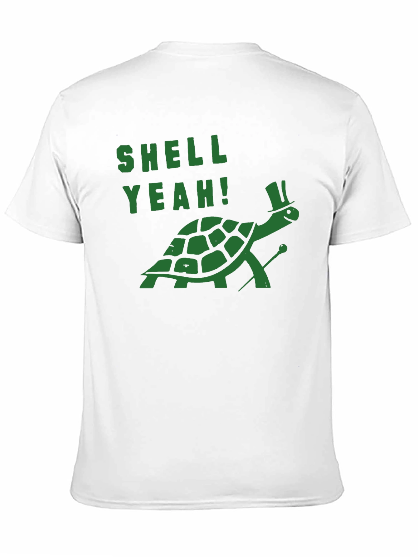 Black Shell Yeah Turtle T-Shirt - Funny Graphic Tee view 11