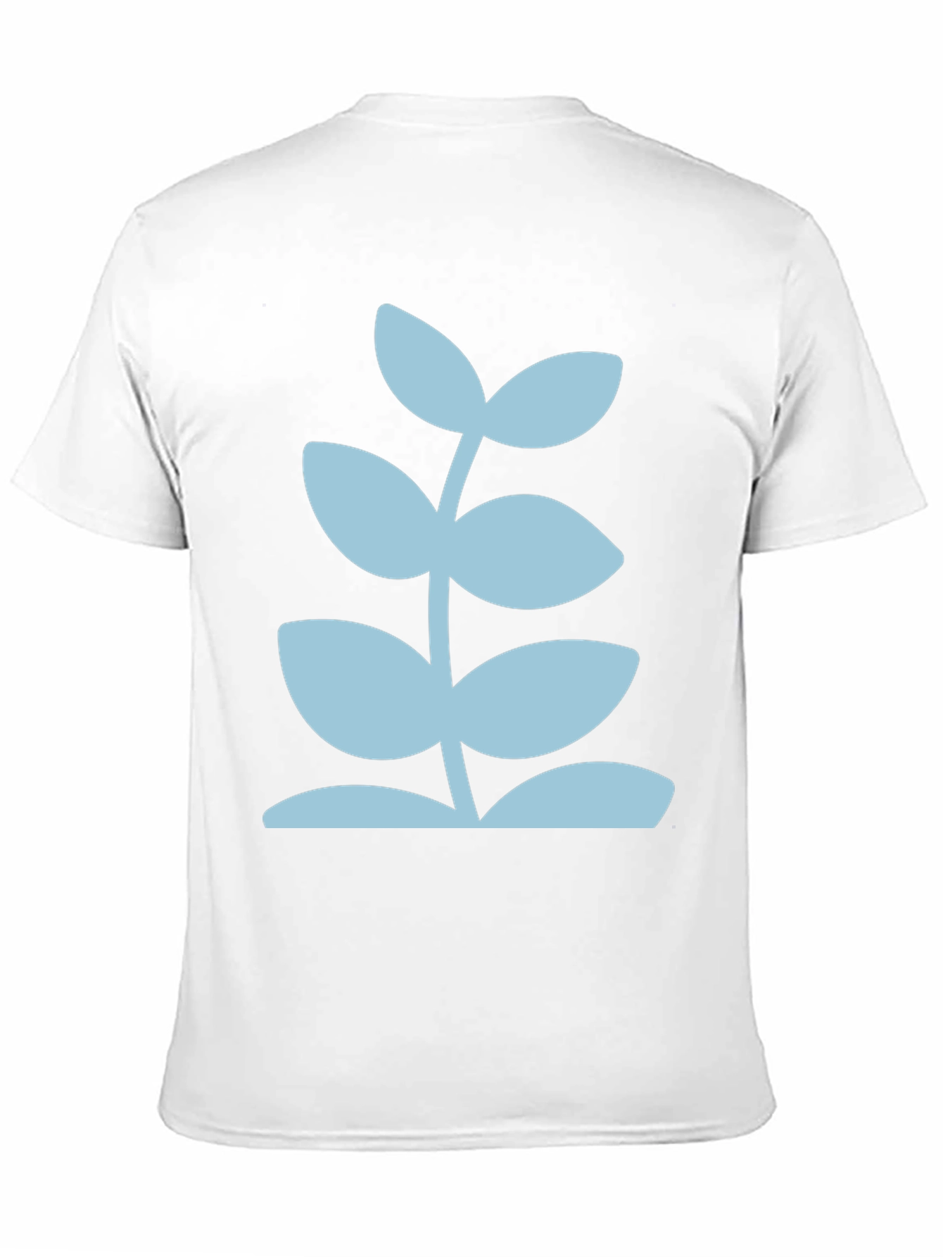 Black Modern Plant Graphic Tee - Black view 11