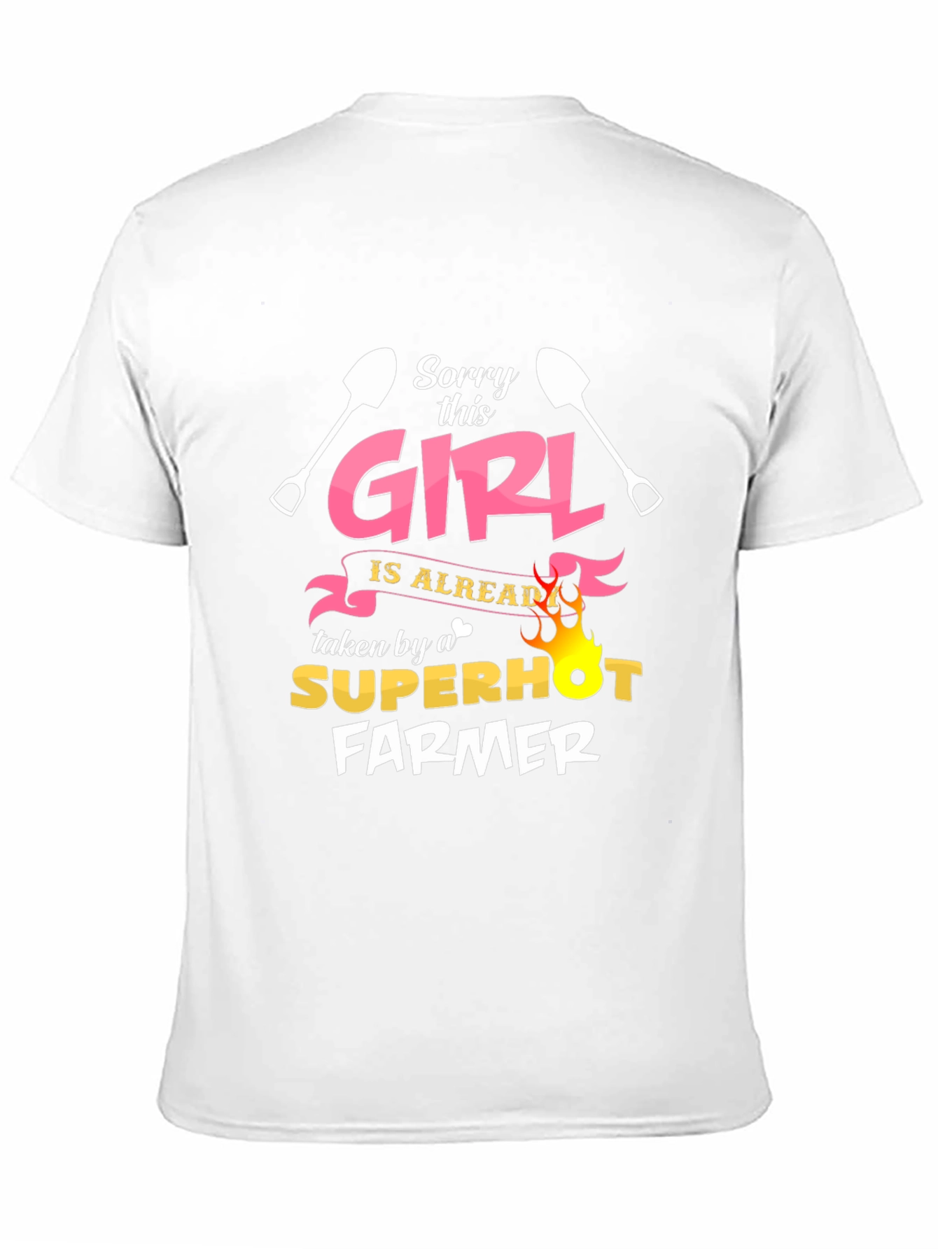 Funny Farmer T-Shirt - Sorry This Girl Taken - 11