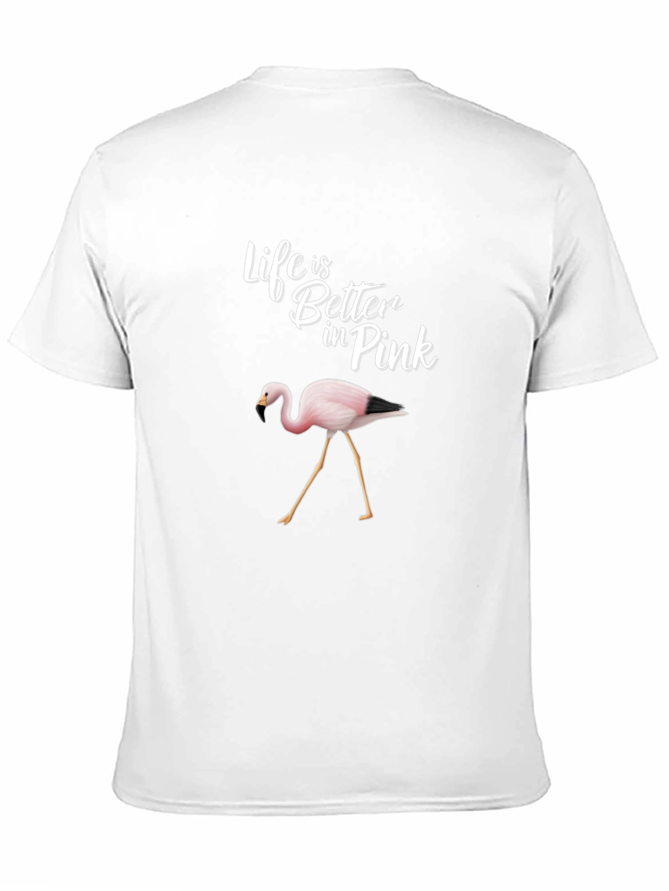 Black Life is Better in Pink Flamingo Graphic Tee view 11