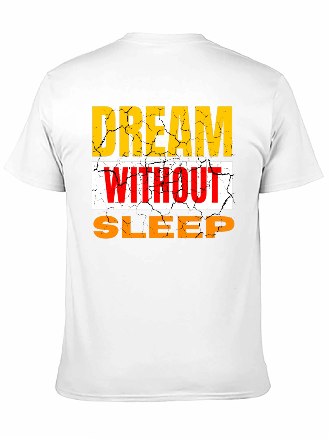 Black Dream Without Sleep Graphic T-Shirt view 11