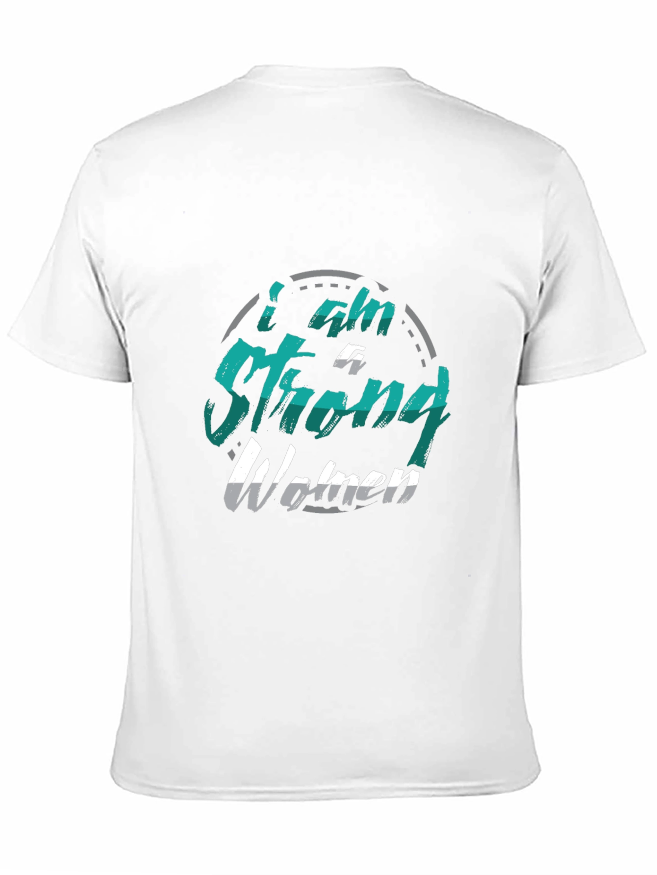 Black I am A Strong Woman Graphic T-Shirt view 11