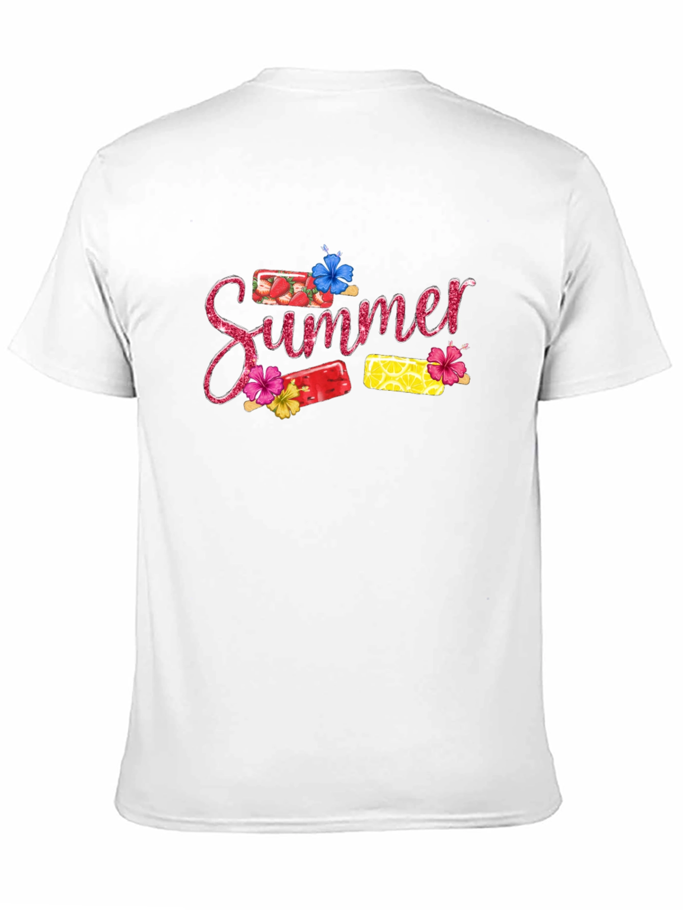 Black Summer Popsicle Graphic T-Shirt view 11