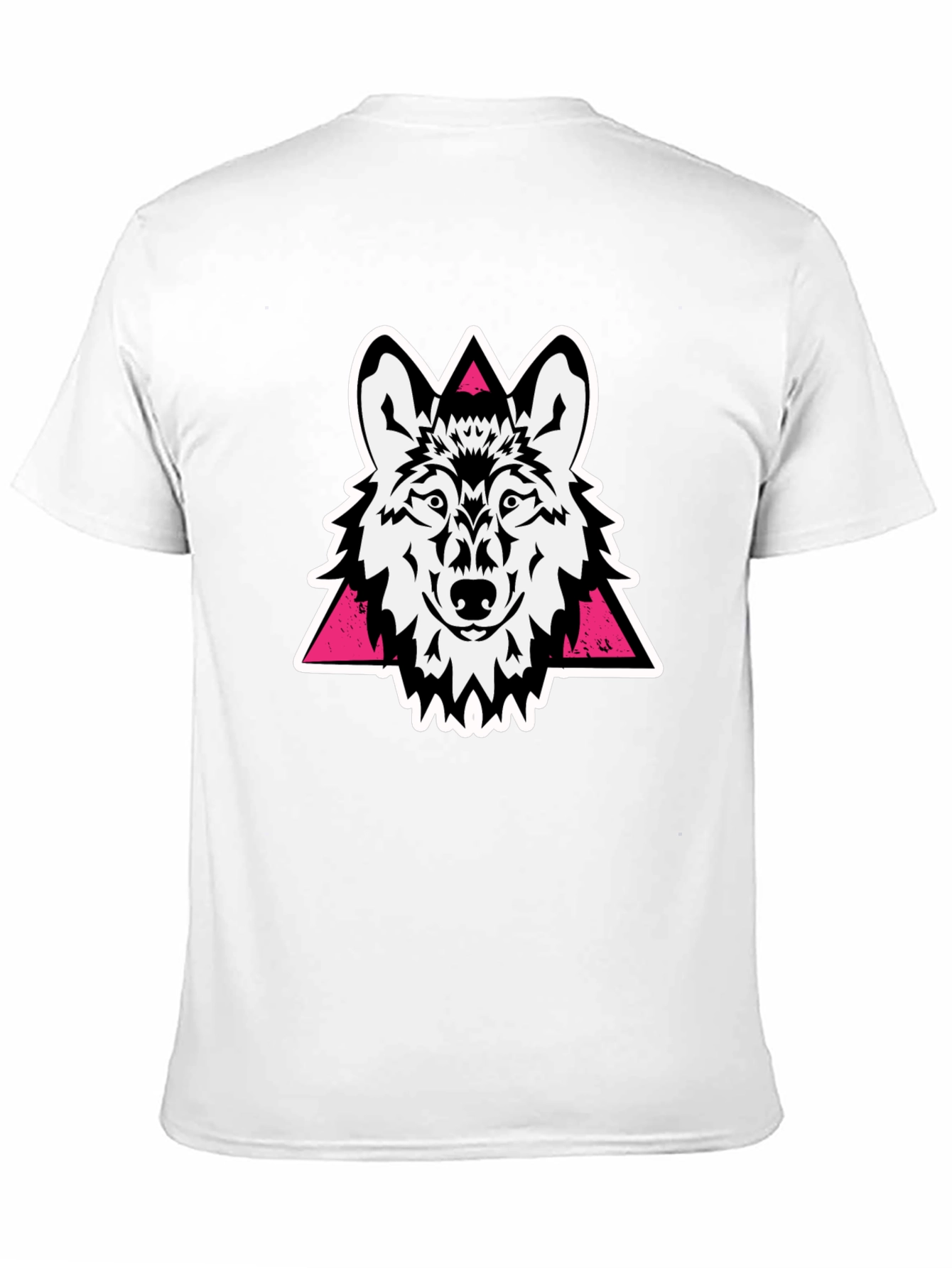 Black Wolf Graphic Tee - Black Cotton Blend view 11
