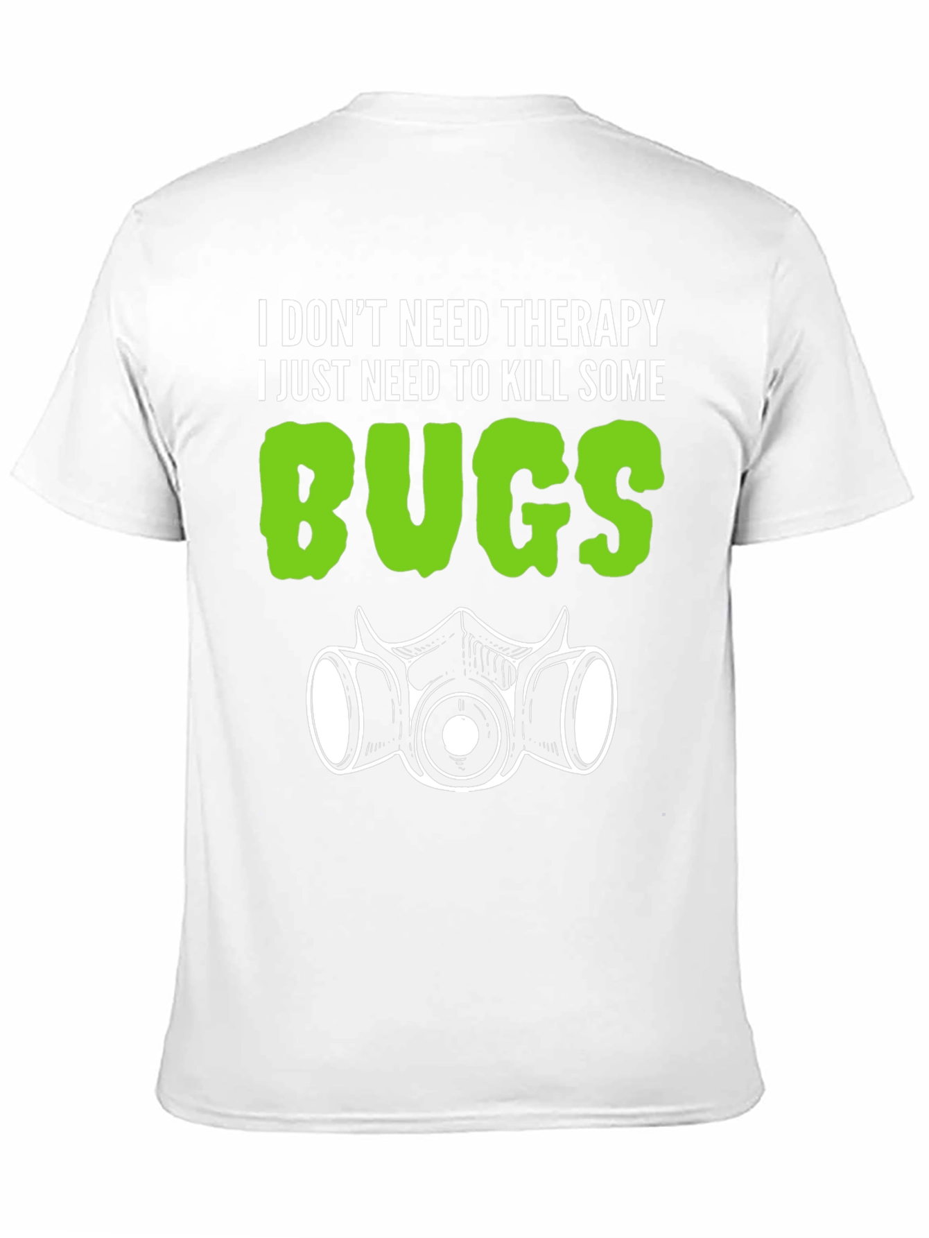 Black Funny Bug Killing T-Shirt view 11