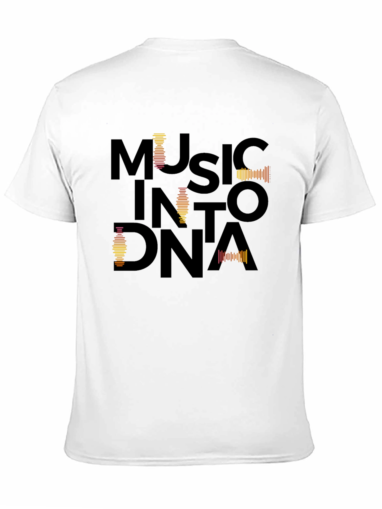 Black Music Into DNA Black Graphic Tee view 11