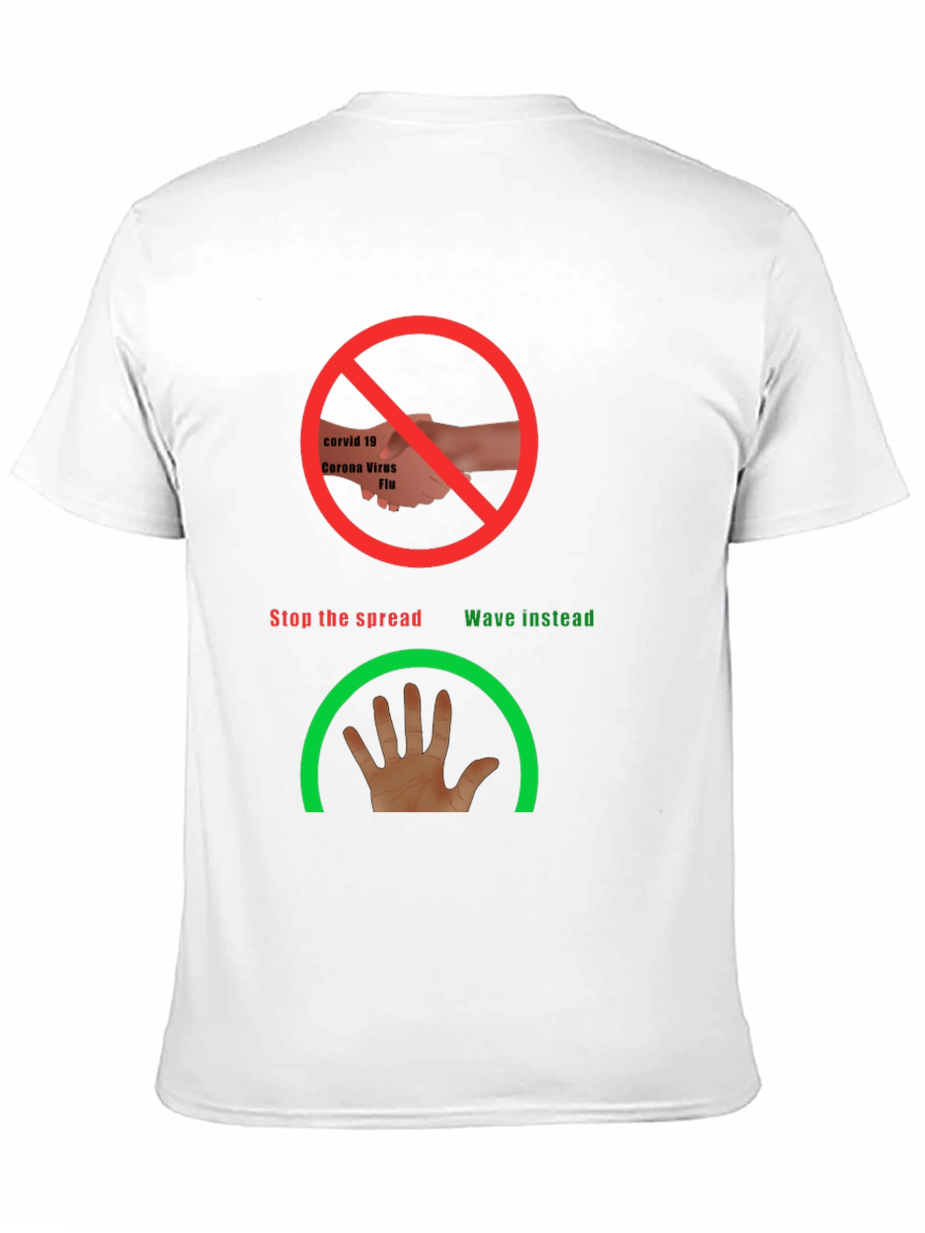 Black Stop the Spread Novelty Tee - Wave Instead! view 11