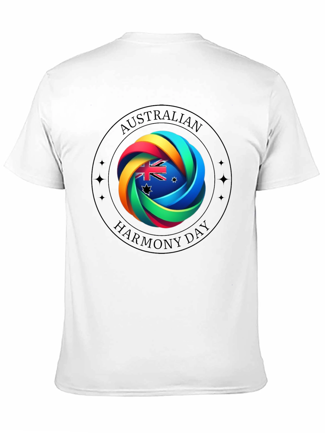 Australian Harmony Day Black T-Shirt - 11