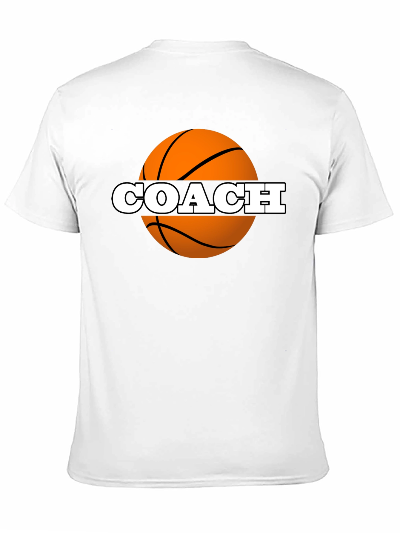 Black Basketball Coach Graphic Tee - Black view 11
