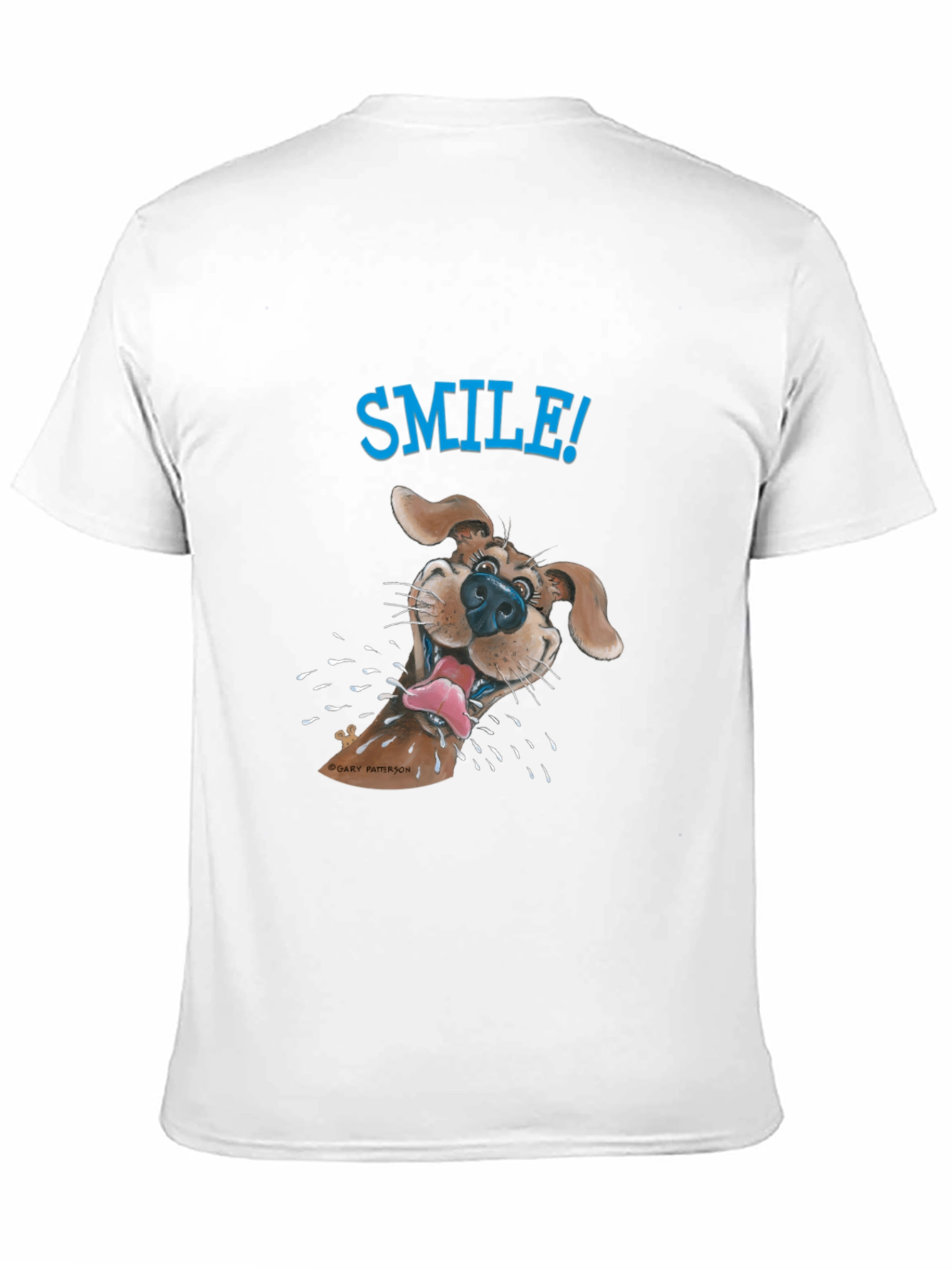 Black Smile! Dog Graphic Tee - Fun & Casual view 11
