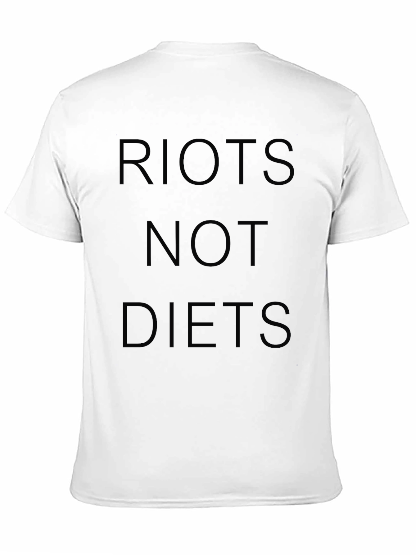 Black Riots Not Diets Graphic T-Shirt - Black view 11