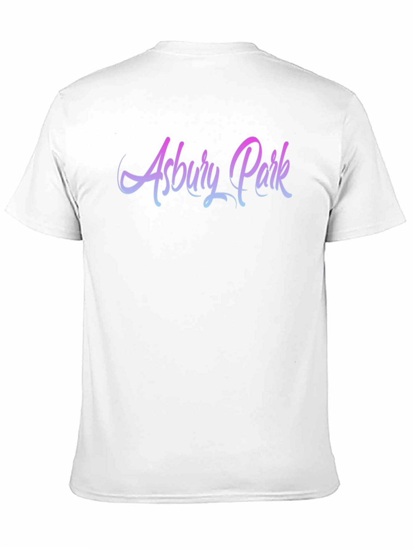 Black Asbury Park Gradient Text Graphic Tee view 11