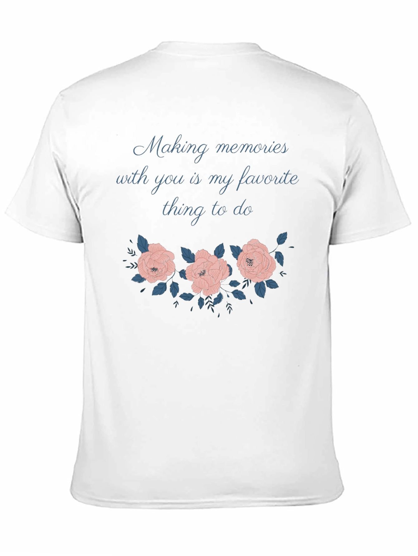 Black Making Memories Floral Graphic Tee - Unisex view 11
