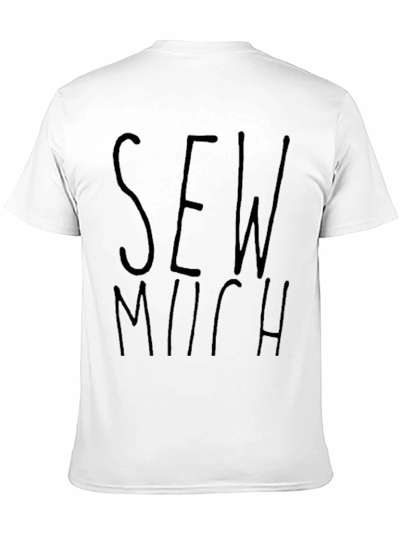 Black Sew Much Pun T-Shirt view 11
