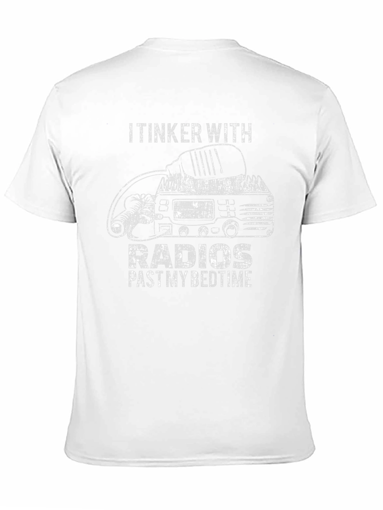 Black I Tinker With Radios T-Shirt view 11
