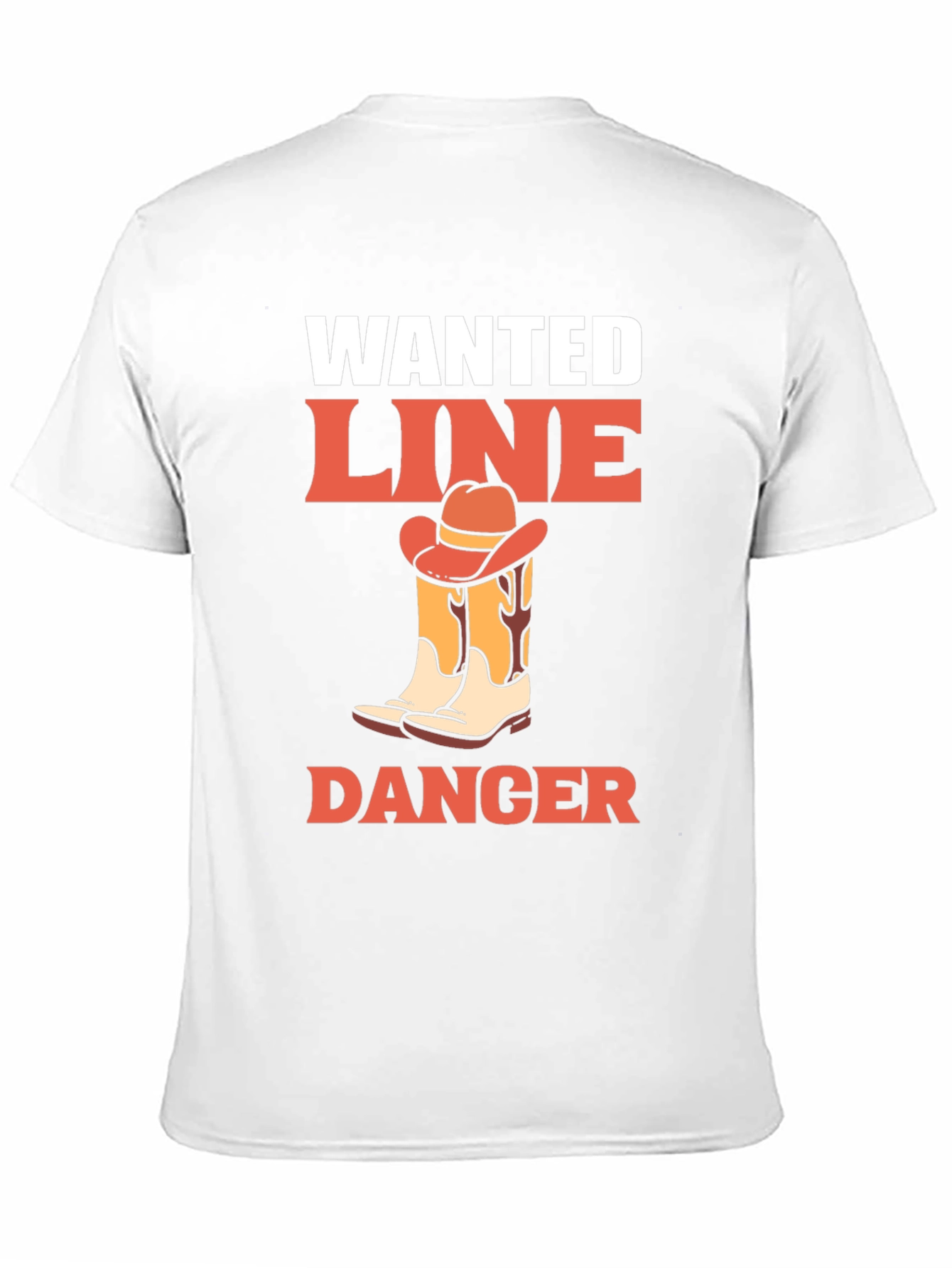 Black Wanted Line Dance Danger Graphic Tee view 11