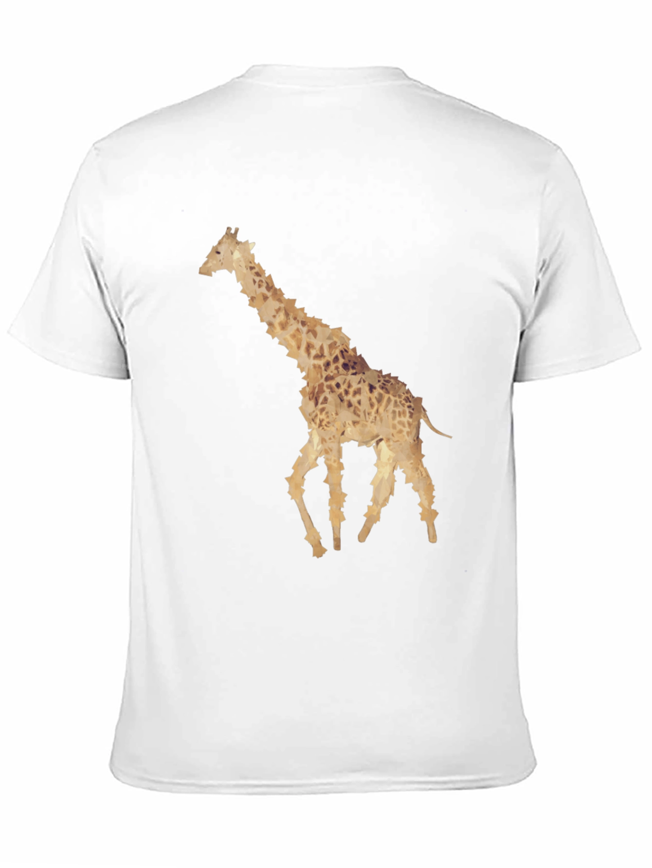 Black Giraffe Graphic Print Black T-Shirt view 11