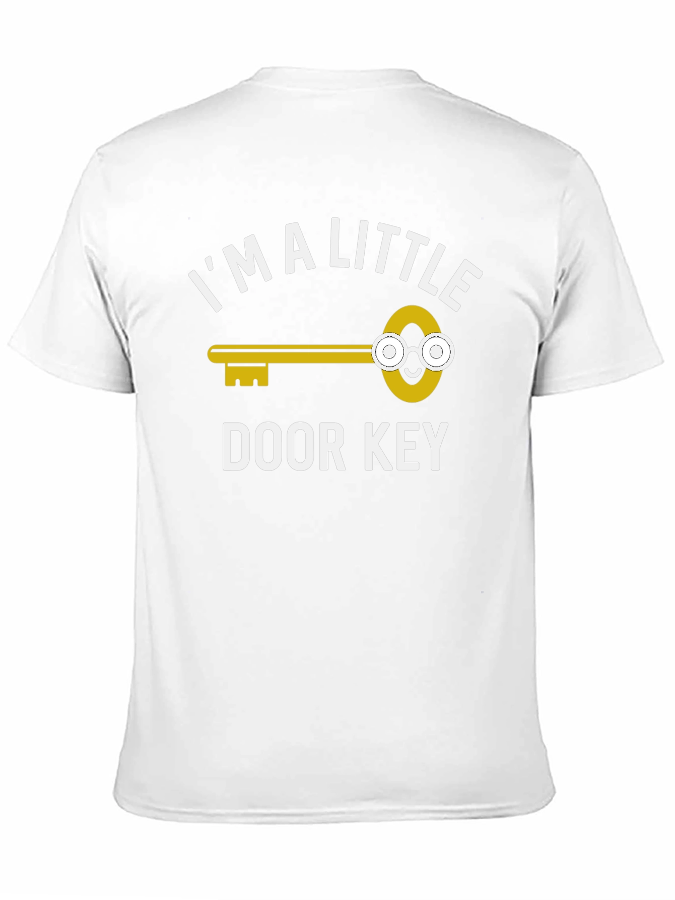 Black I'm A Little Door Key Funny Graphic T-Shirt view 11