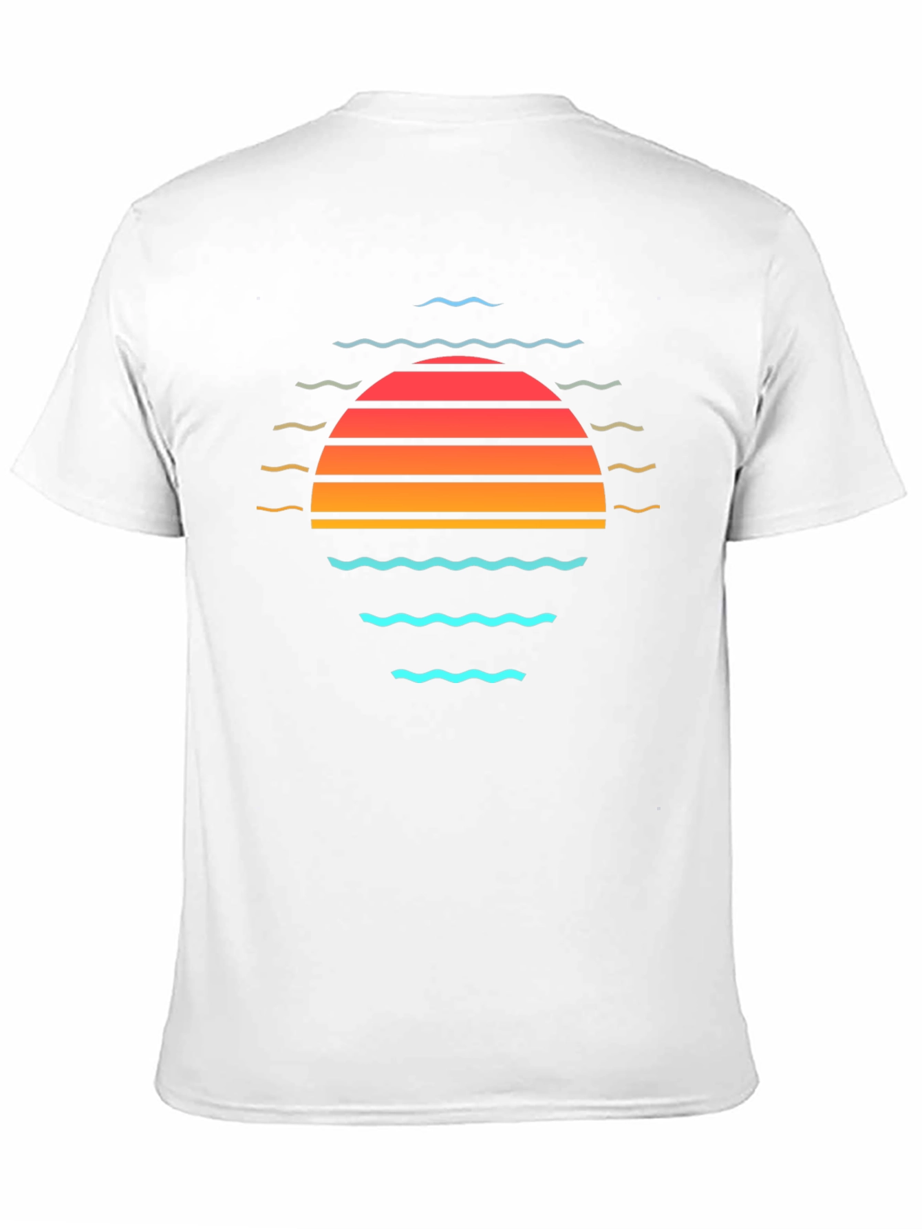 Black Retro Sunset T-Shirt - Vintage Graphic Tee view 11