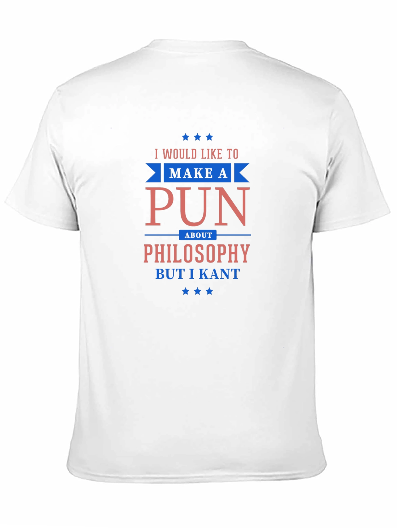 Black Funny Philosophy Pun T-Shirt - I Kant view 11