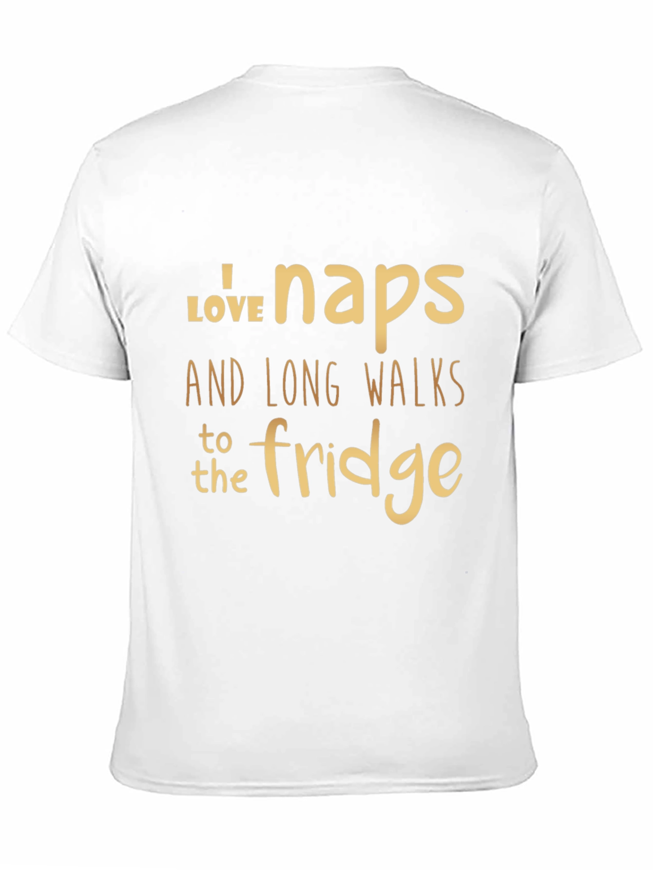 Black Funny Naps and Fridge Walks Graphic T-Shirt view 11