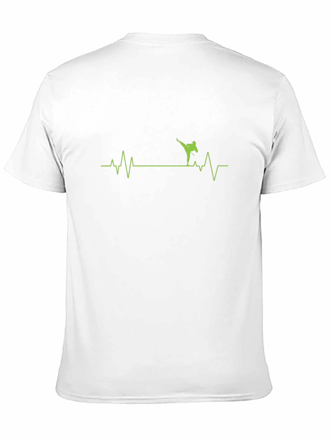 Black Martial Arts Heartbeat Tee view 11