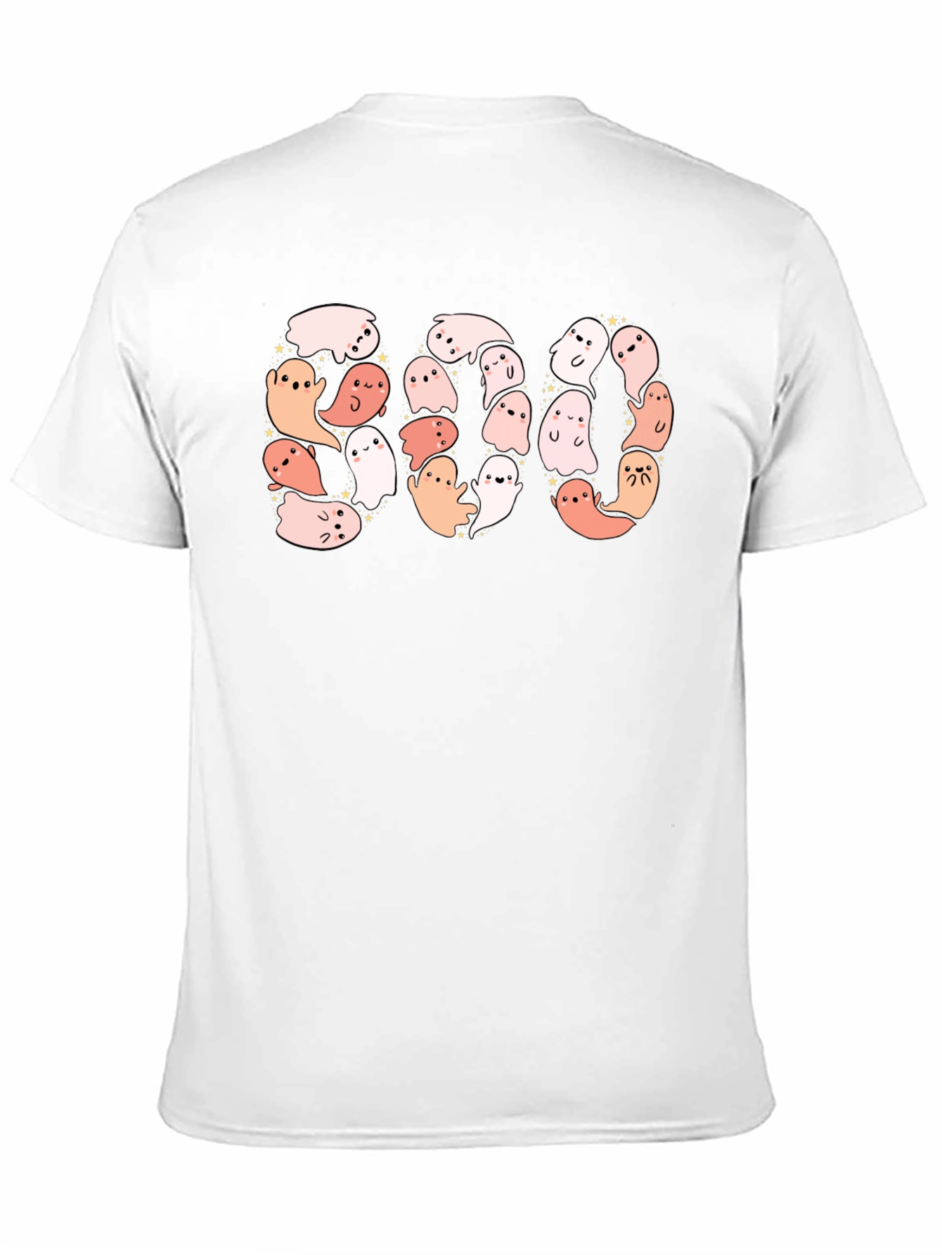 Black Boo Ghost Graphic Tee - Halloween Fun! view 11