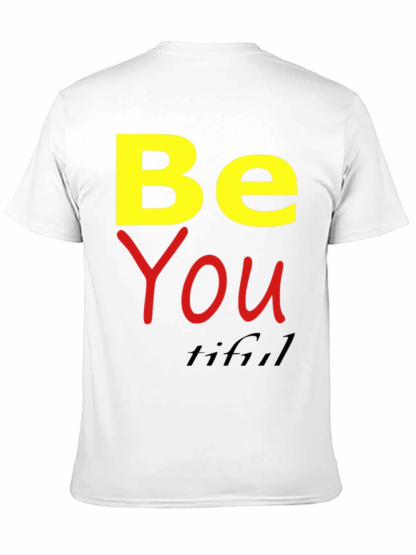 Black Be You Tiful Graphic Tee - Black view 11