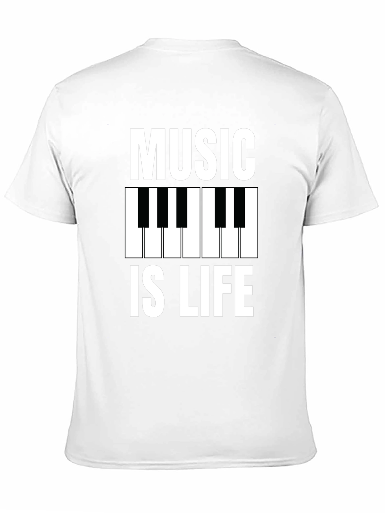 Black Music is Life Graphic T-Shirt - Black view 11