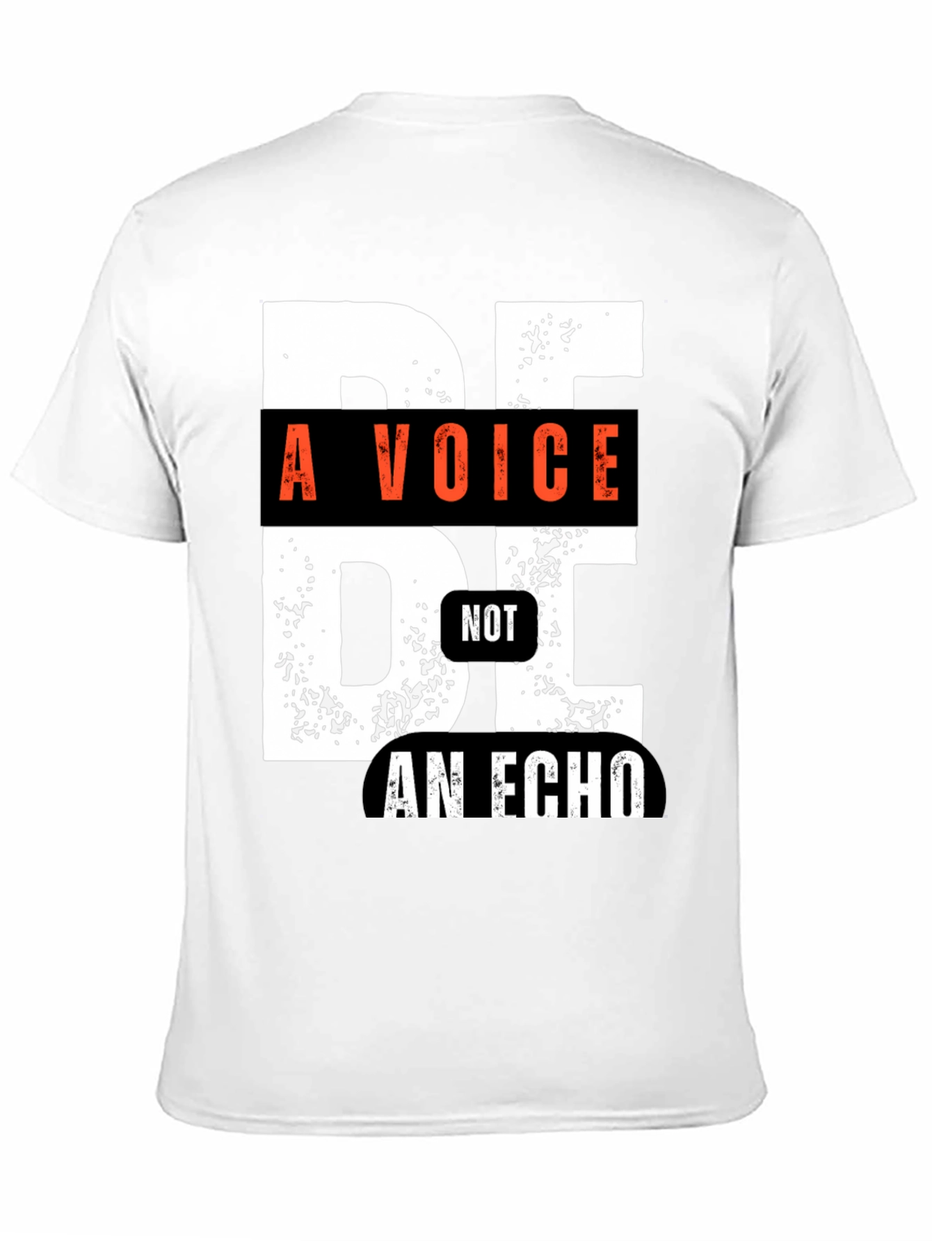 Black Be a Voice, Not an Echo Graphic Tee - Unisex view 11