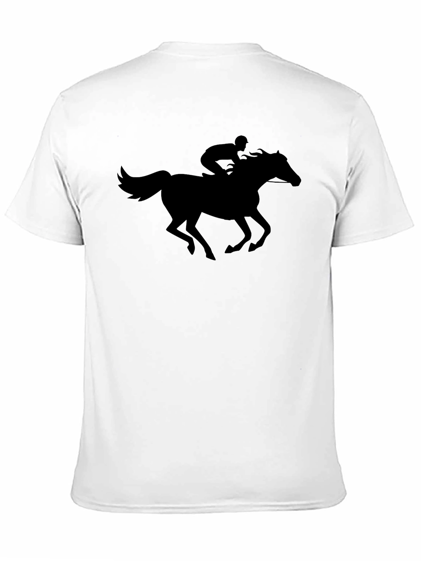 Black Black Horse Jockey Graphic Tee view 11