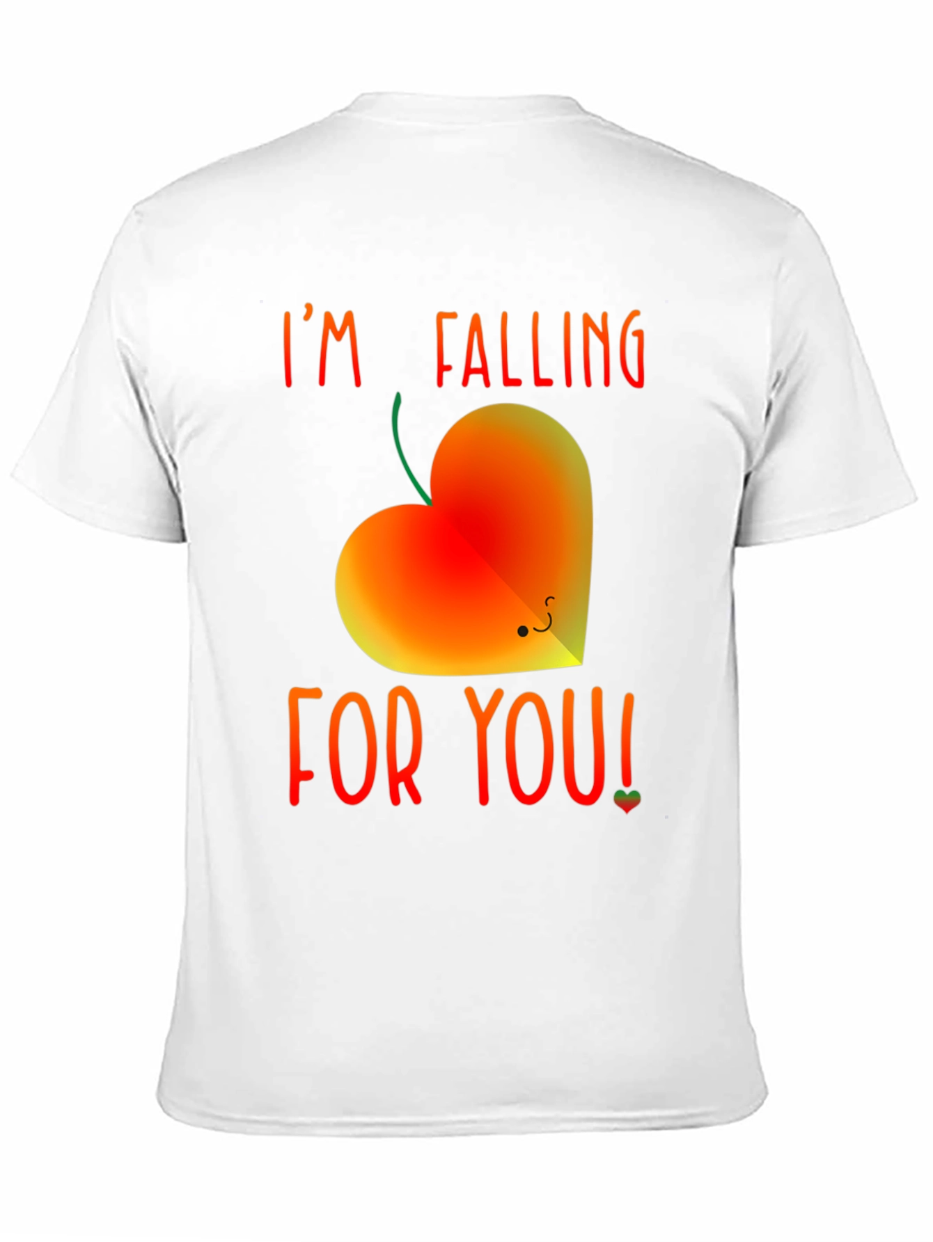 Black Falling For You Heart Graphic Tee view 11