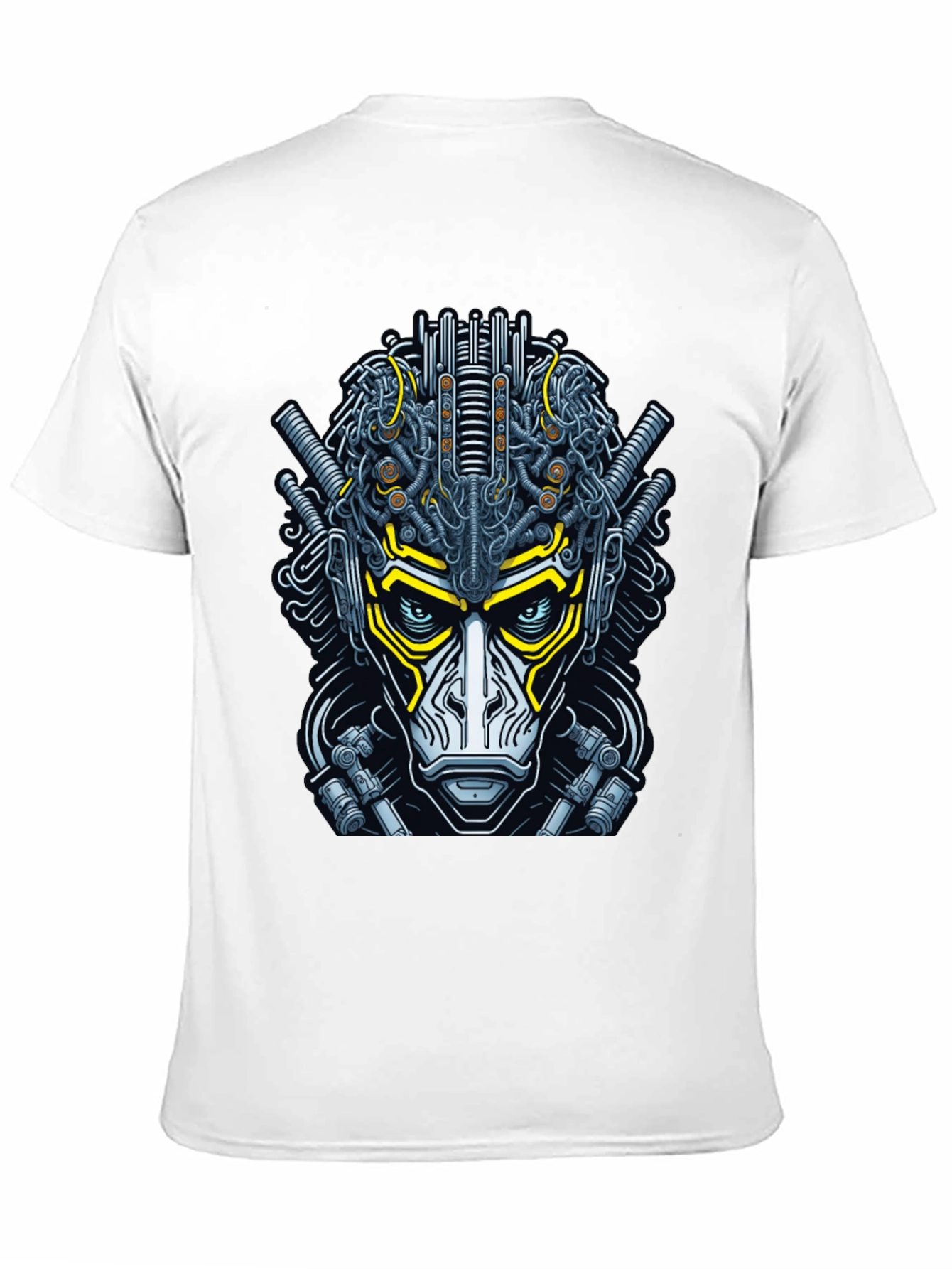 Black Cyberpunk Monkey Graphic Tee - Unique Streetwear view 11
