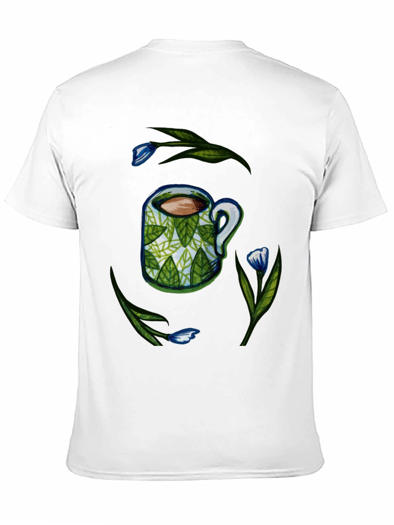 Black Nature Mug T-Shirt - Casual Comfort view 11