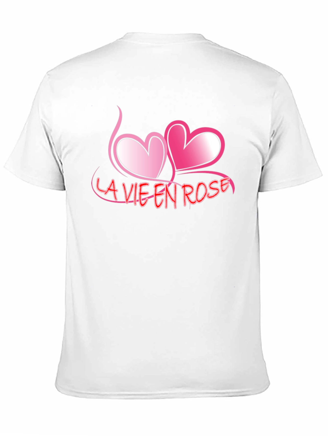 Black La Vie En Rose Graphic Tee - Romantic Black T-Shirt view 11